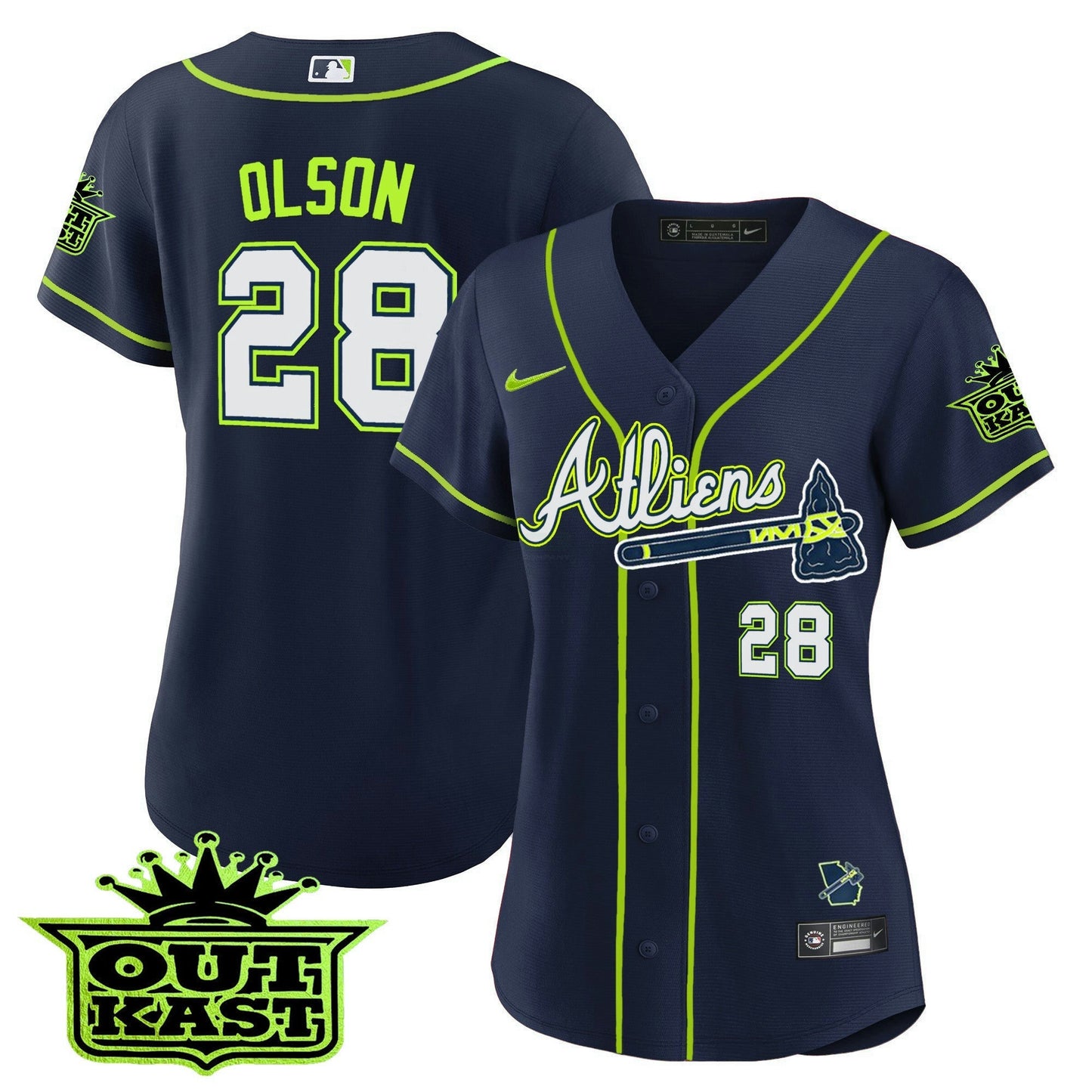 Camisa MLB Women’s Atlanta Atliens Jersey V2