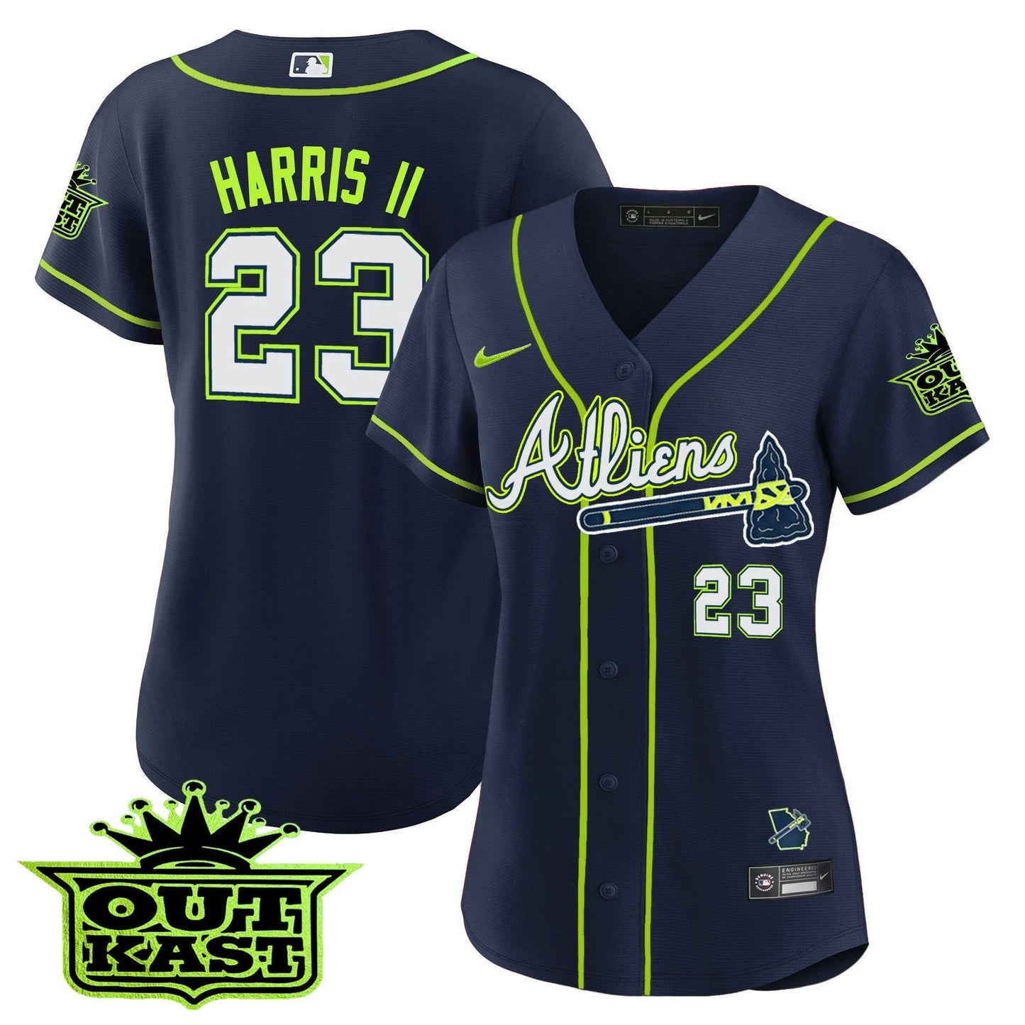 Camisa MLB Women’s Atlanta Atliens Jersey V2