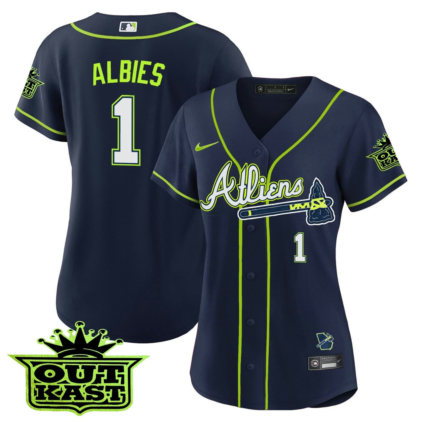 Camisa MLB Women’s Atlanta Atliens Jersey V2