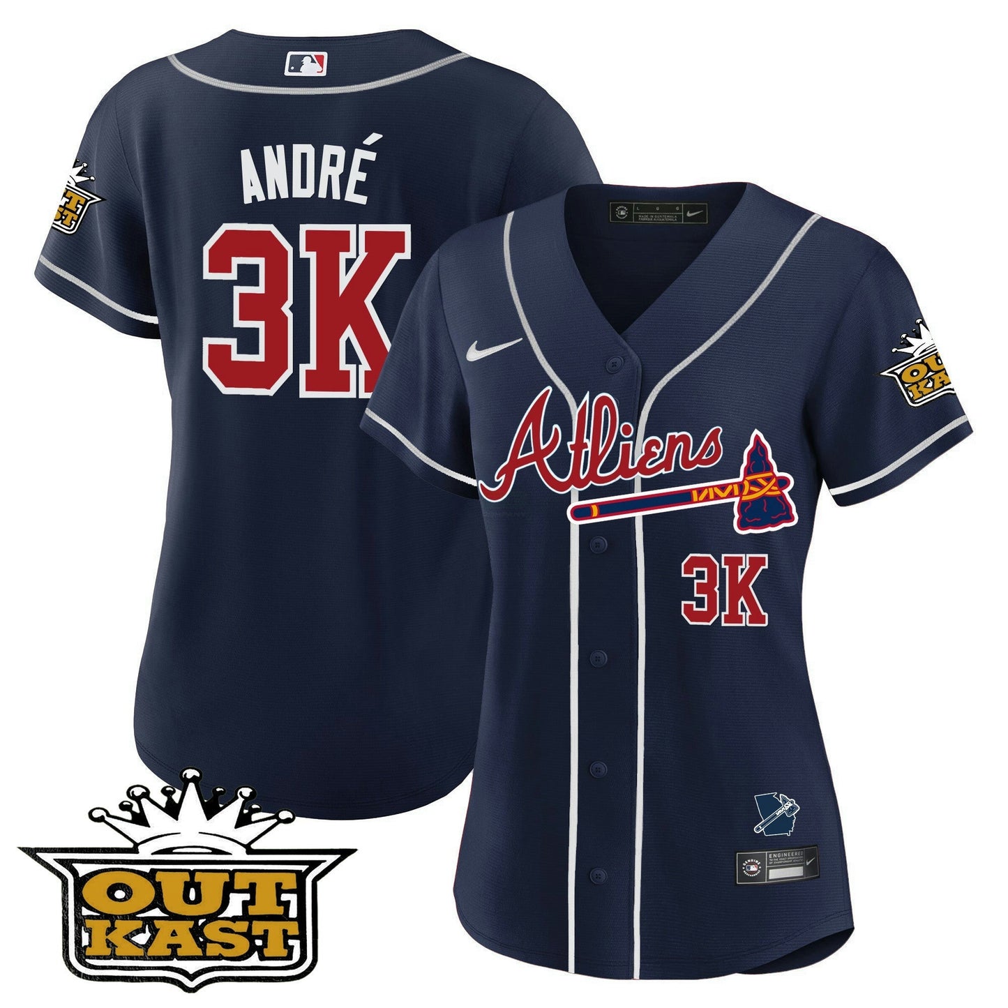Camisa MLB Women’s Atlanta Atliens Jersey V2