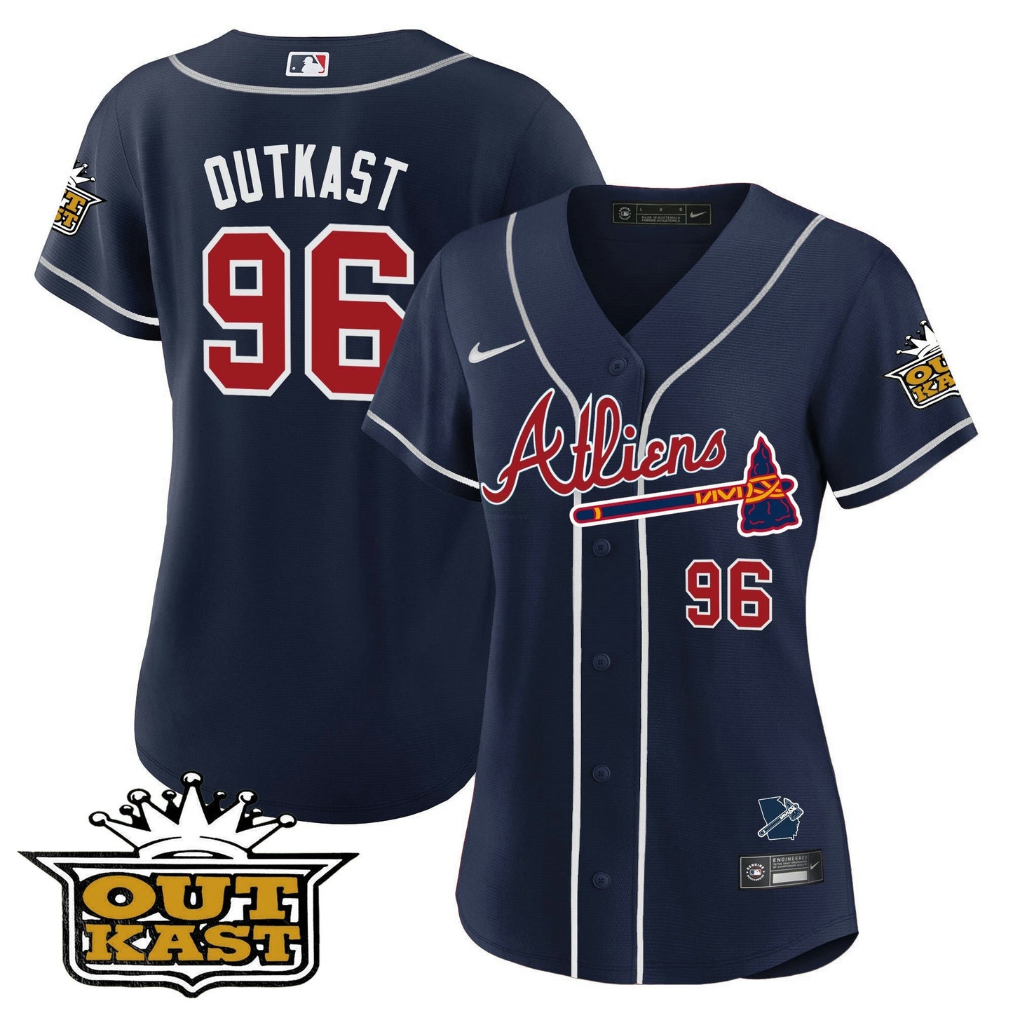 Camisa MLB Women’s Atlanta Atliens Jersey V2