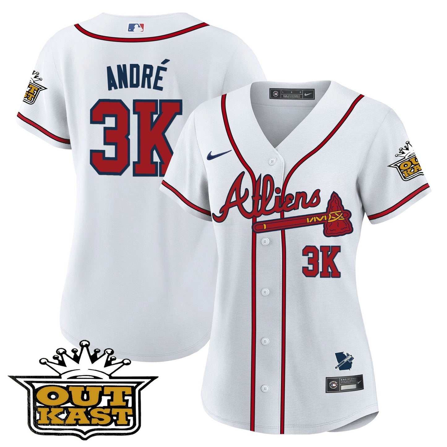 Camisa MLB Women’s Atlanta Atliens Jersey V2