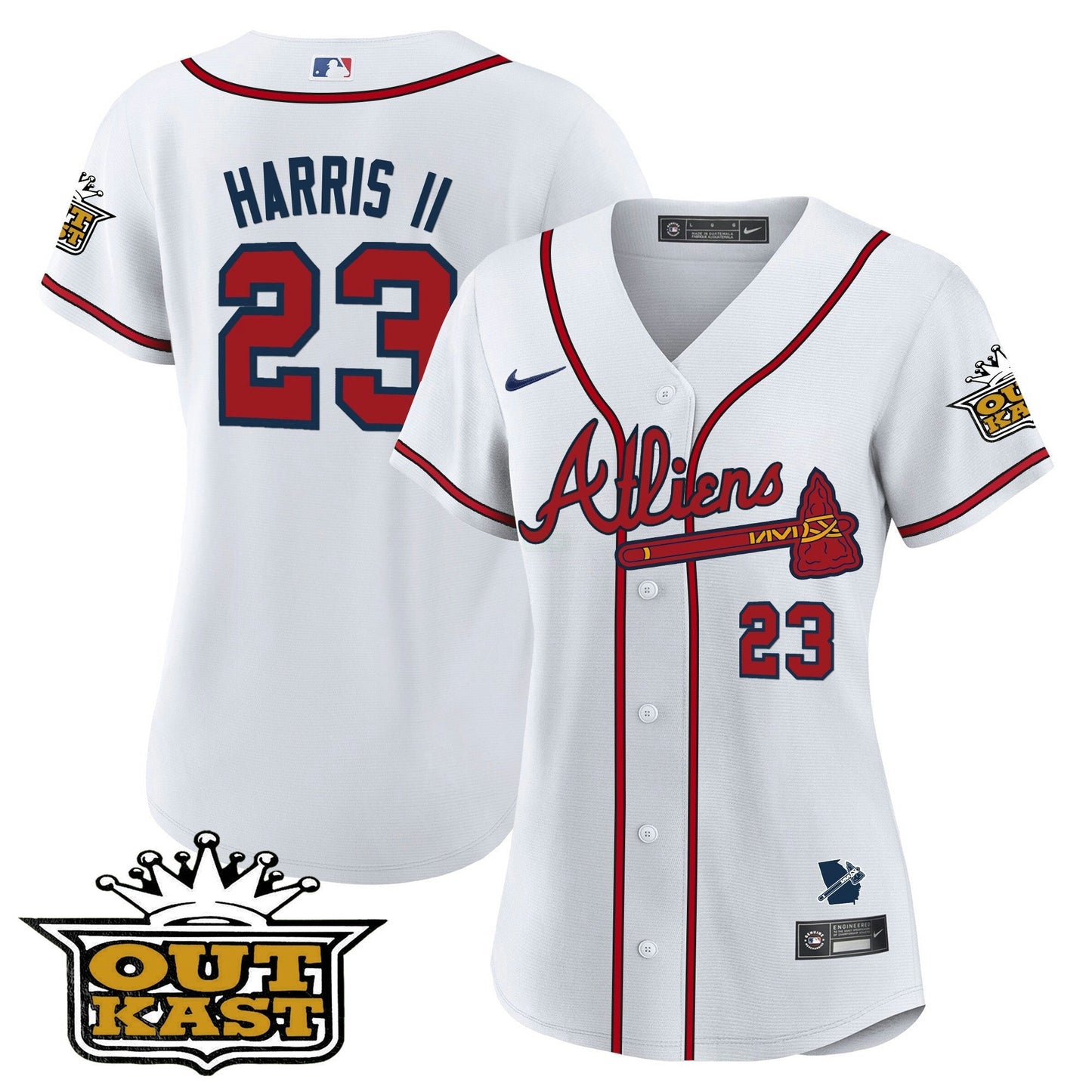 Camisa MLB Women’s Atlanta Atliens Jersey V2