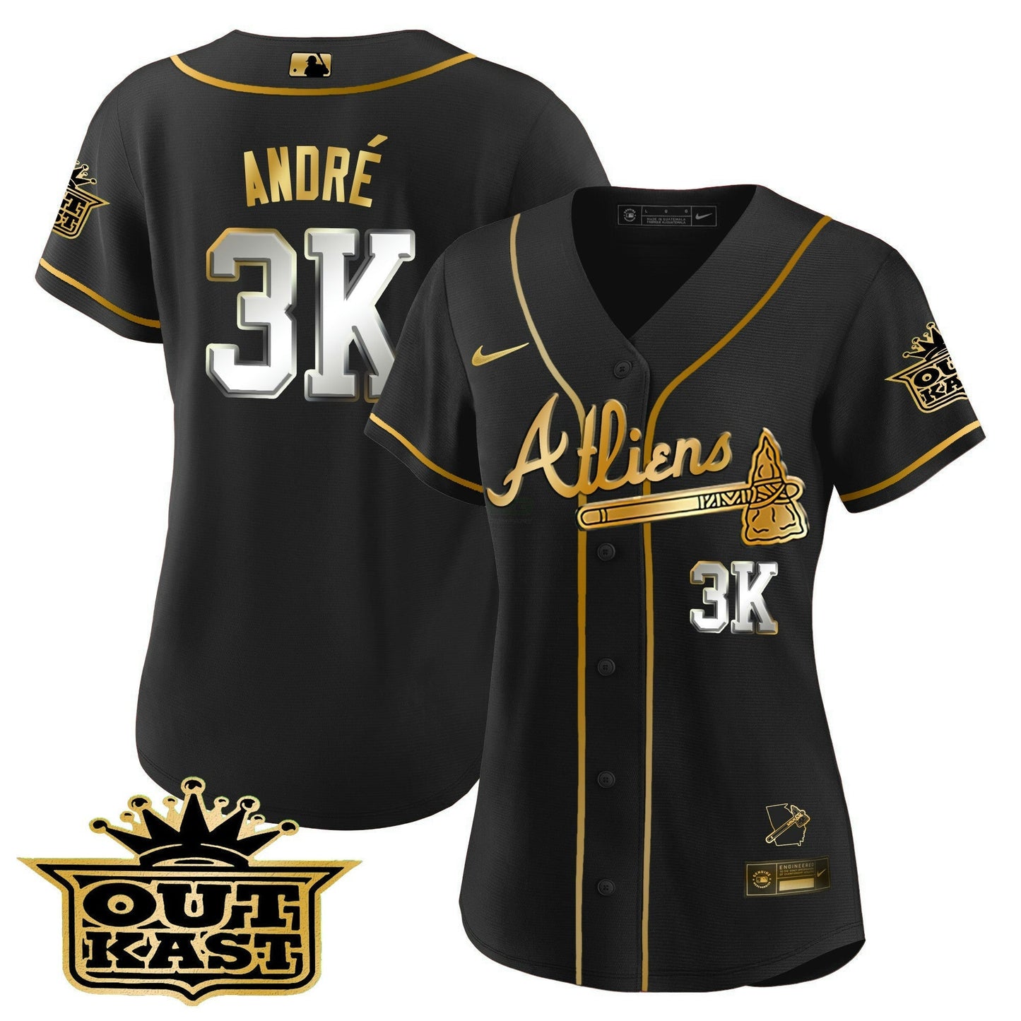 Camisa MLB Women’s Atlanta Atliens Jersey V2