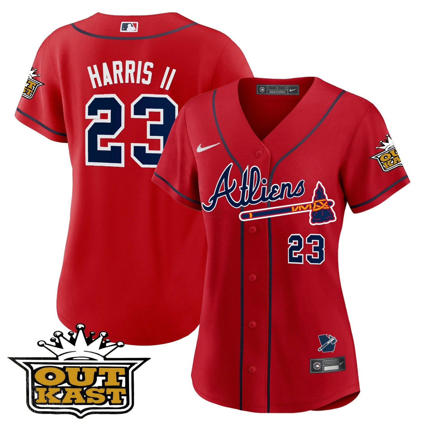 Camisa MLB Women’s Atlanta Atliens Jersey V2