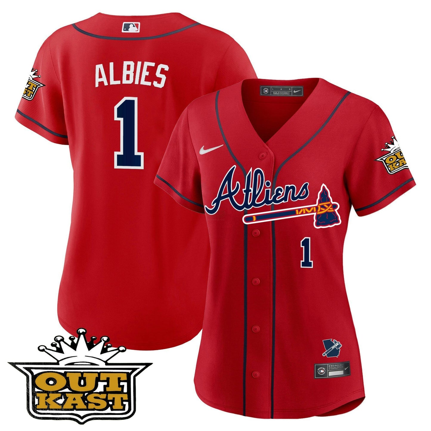 Camisa MLB Women’s Atlanta Atliens Jersey V2