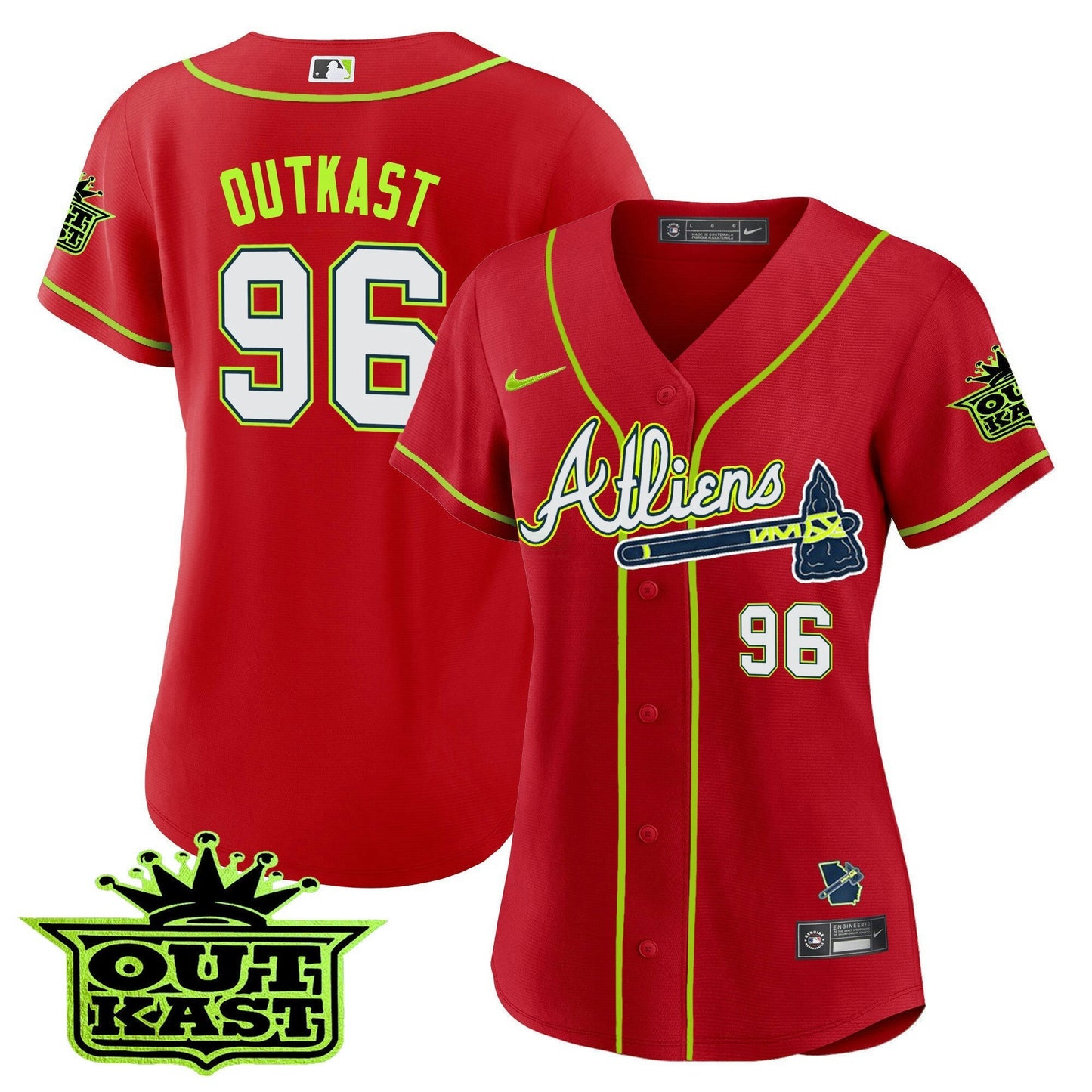 Camisa MLB Women’s Atlanta Atliens Jersey