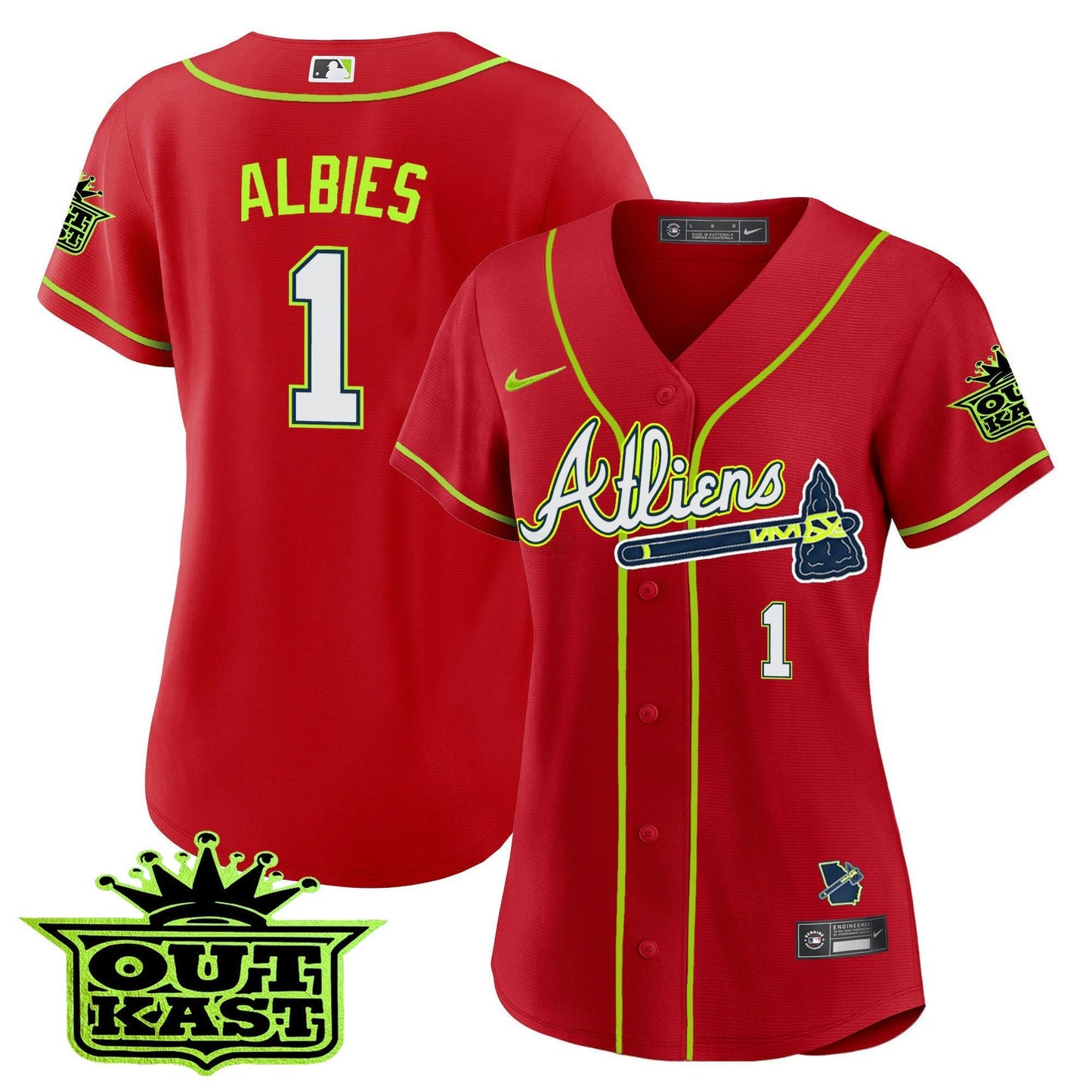Camisa MLB Women’s Atlanta Atliens Jersey