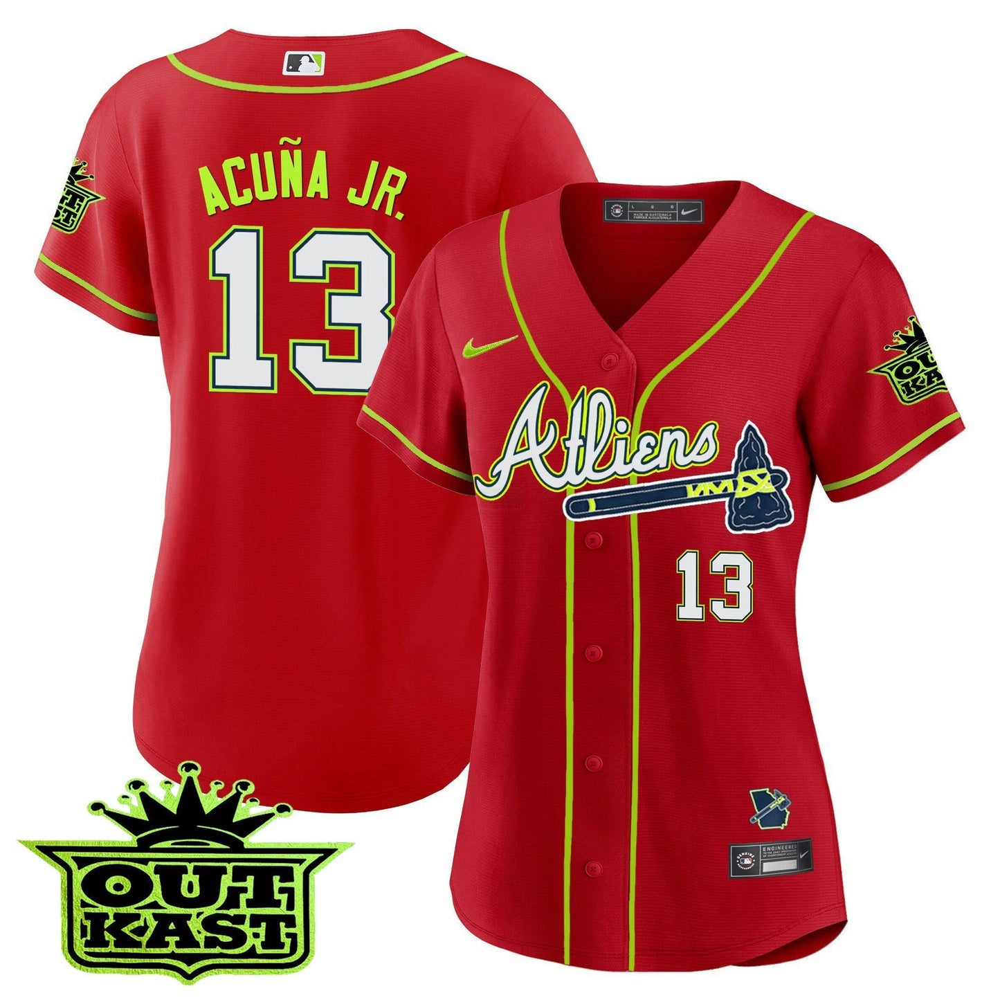 Camisa MLB Women’s Atlanta Atliens Jersey