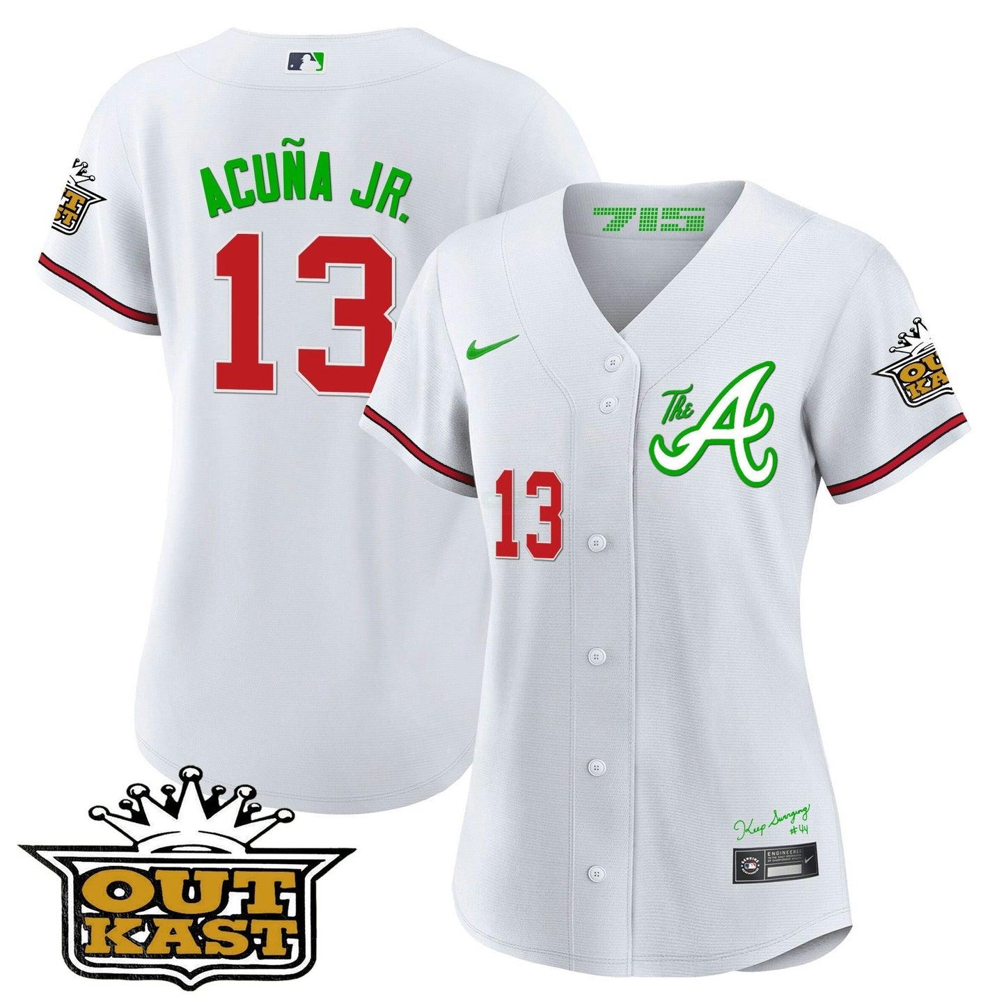 Camisa MLB Women’s Atlanta Atliens The A Jersey
