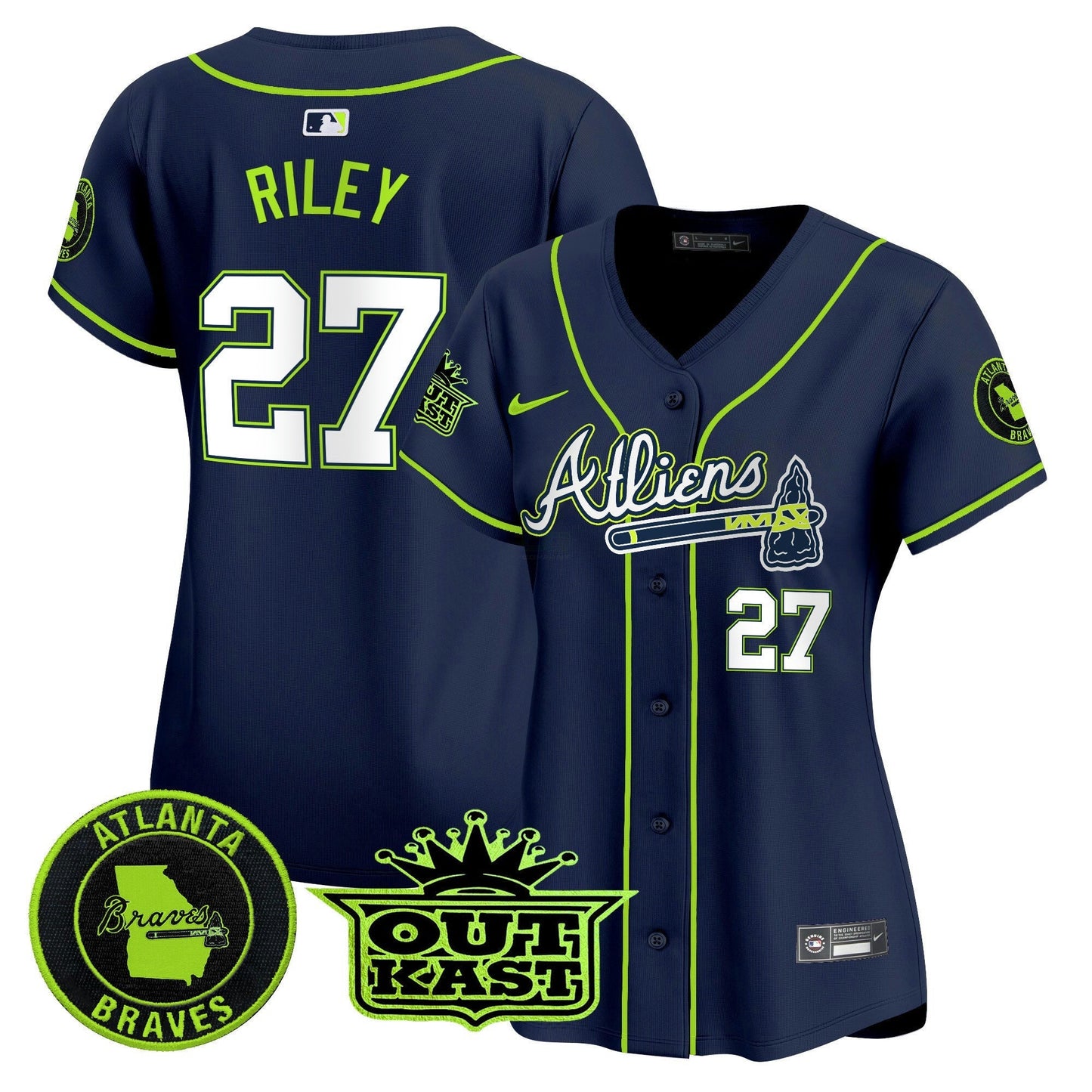 Camisa MLB Women’s Atlanta Atliens Vapor Premier Limited Jersey