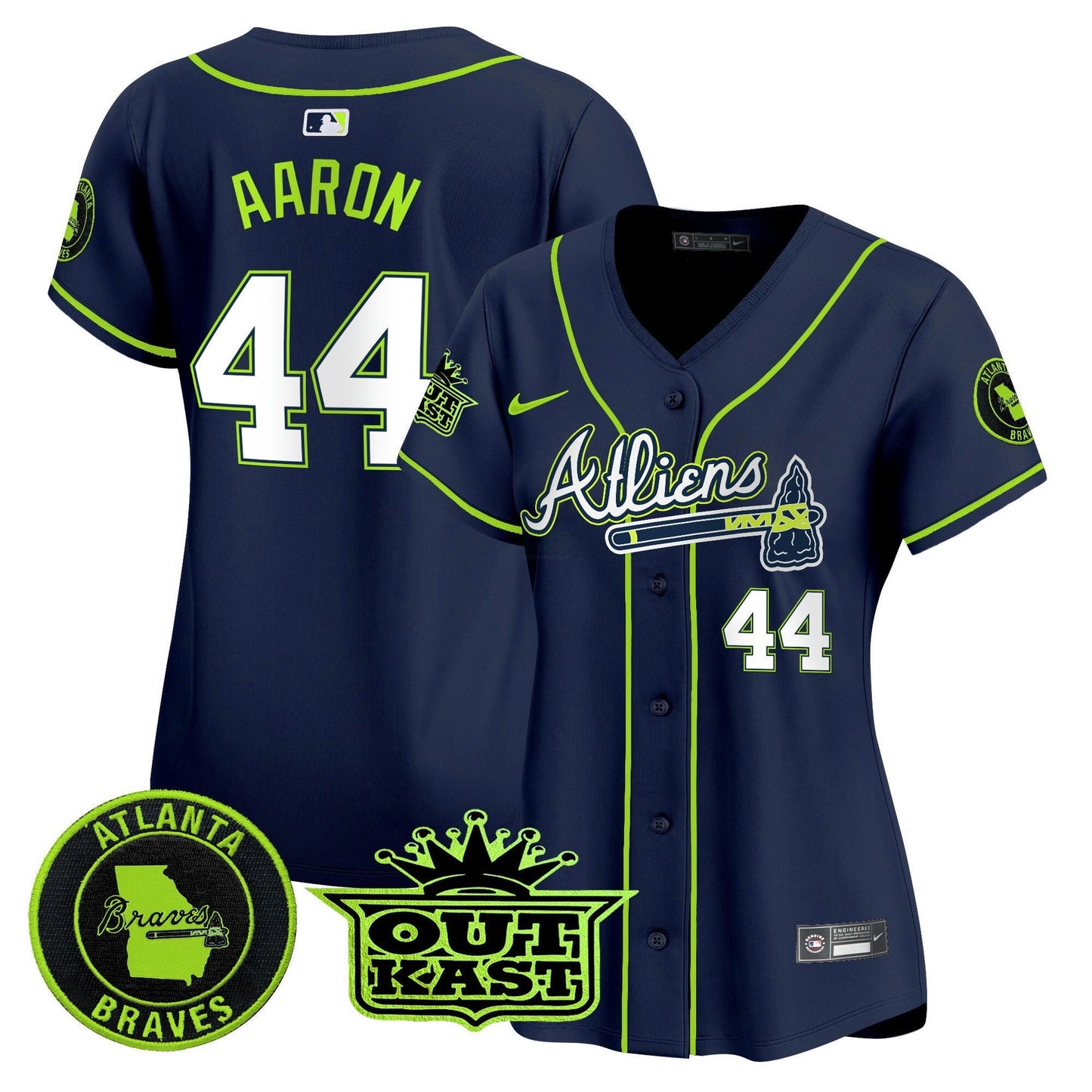 Camisa MLB Women’s Atlanta Atliens Vapor Premier Limited Jersey