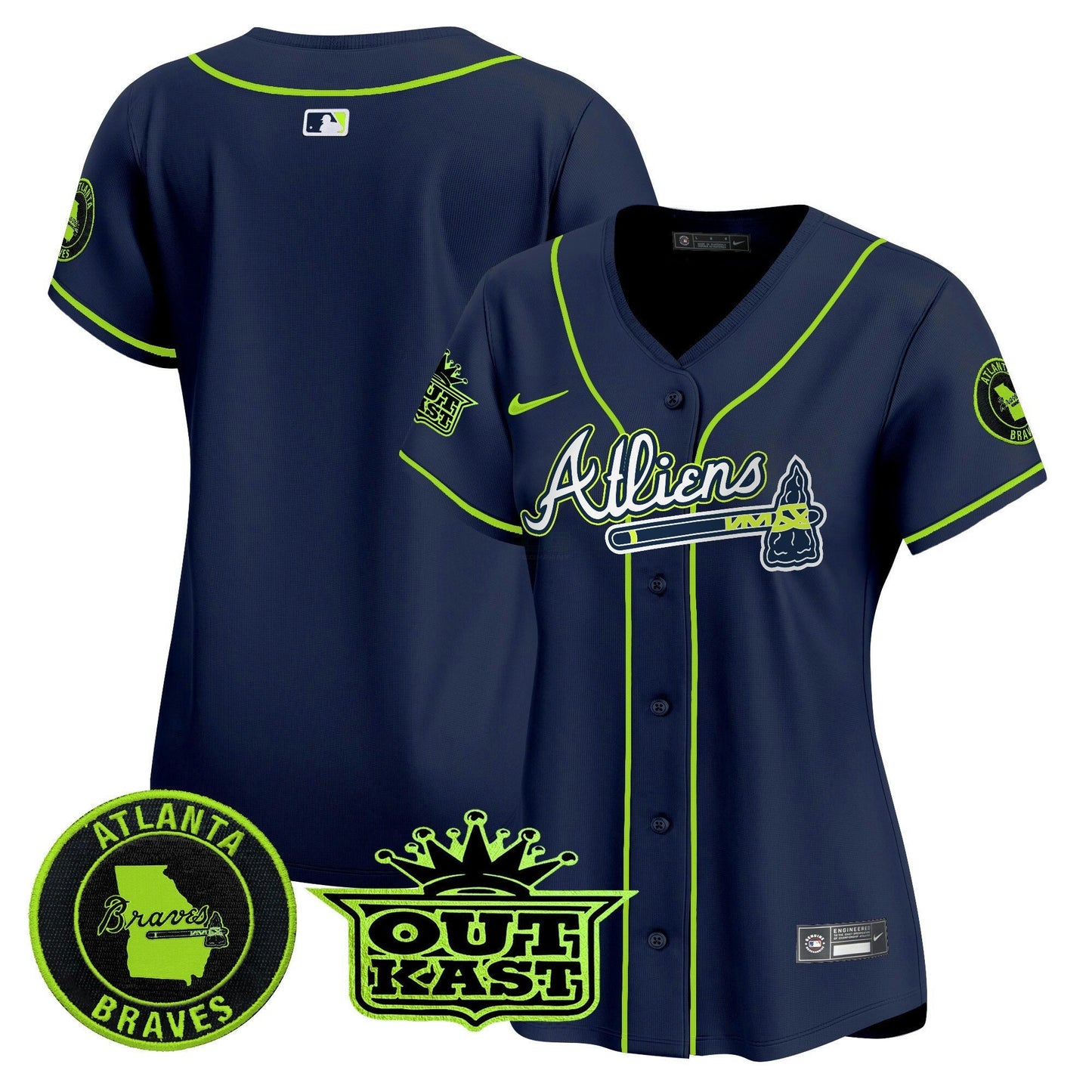 Camisa MLB Women’s Atlanta Atliens Vapor Premier Limited Jersey