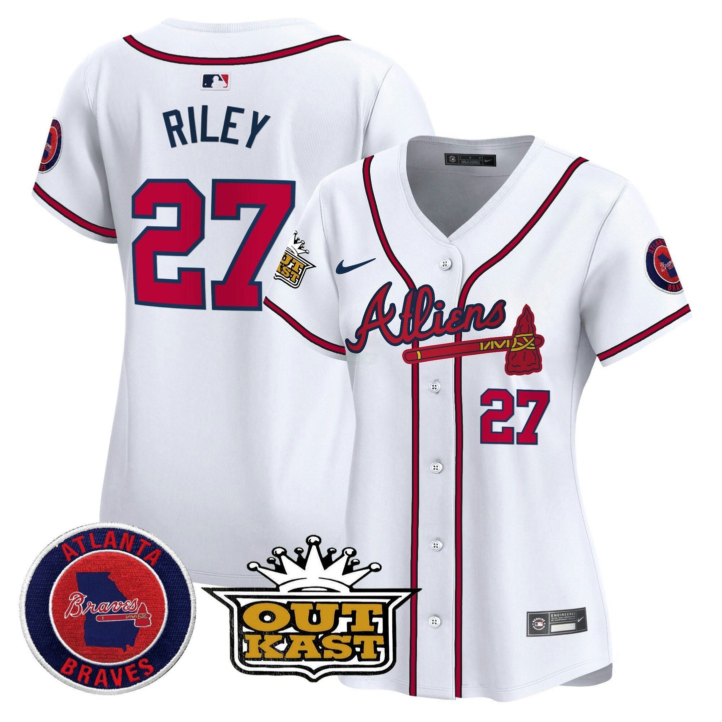 Camisa MLB Women’s Atlanta Atliens Vapor Premier Limited Jersey