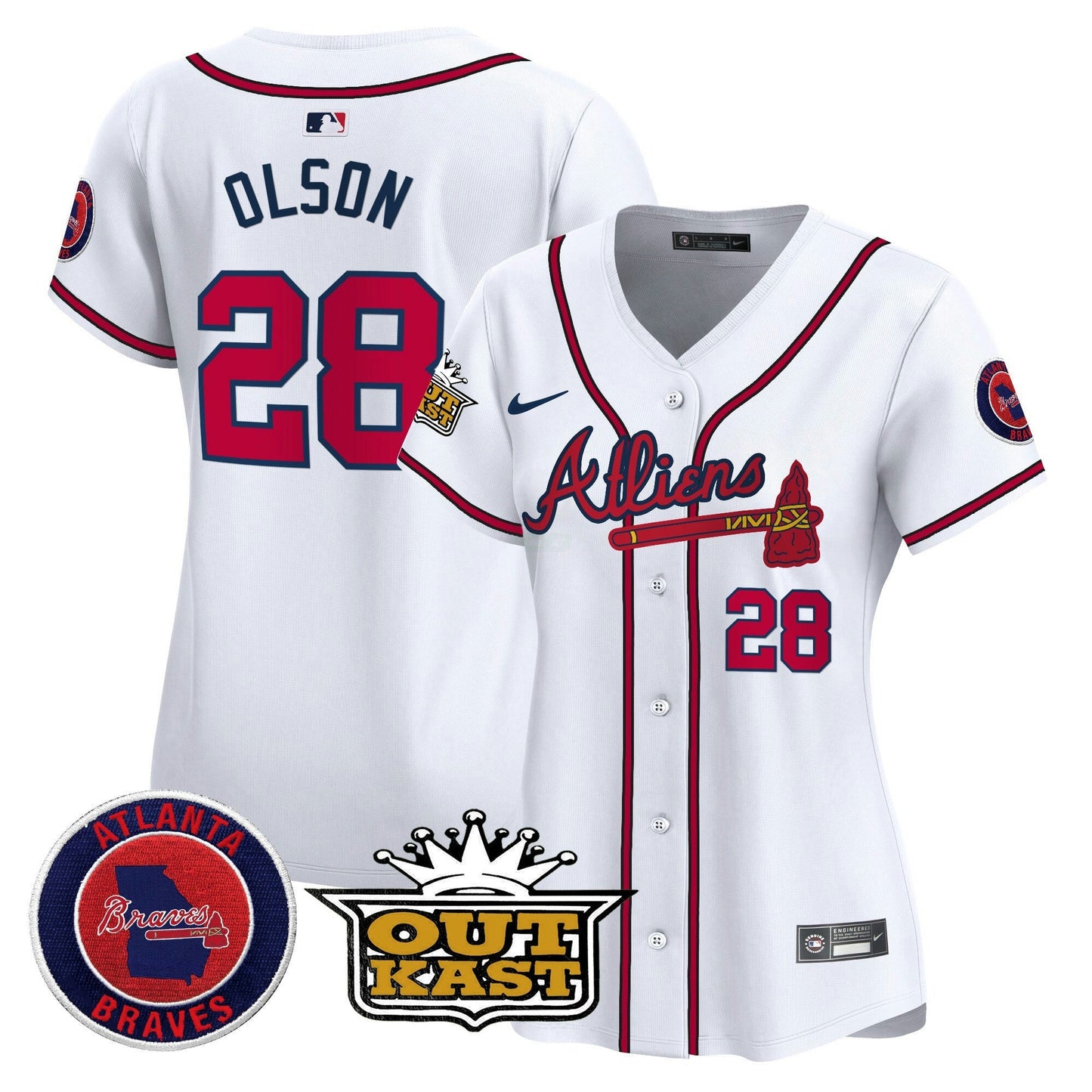 Camisa MLB Women’s Atlanta Atliens Vapor Premier Limited Jersey