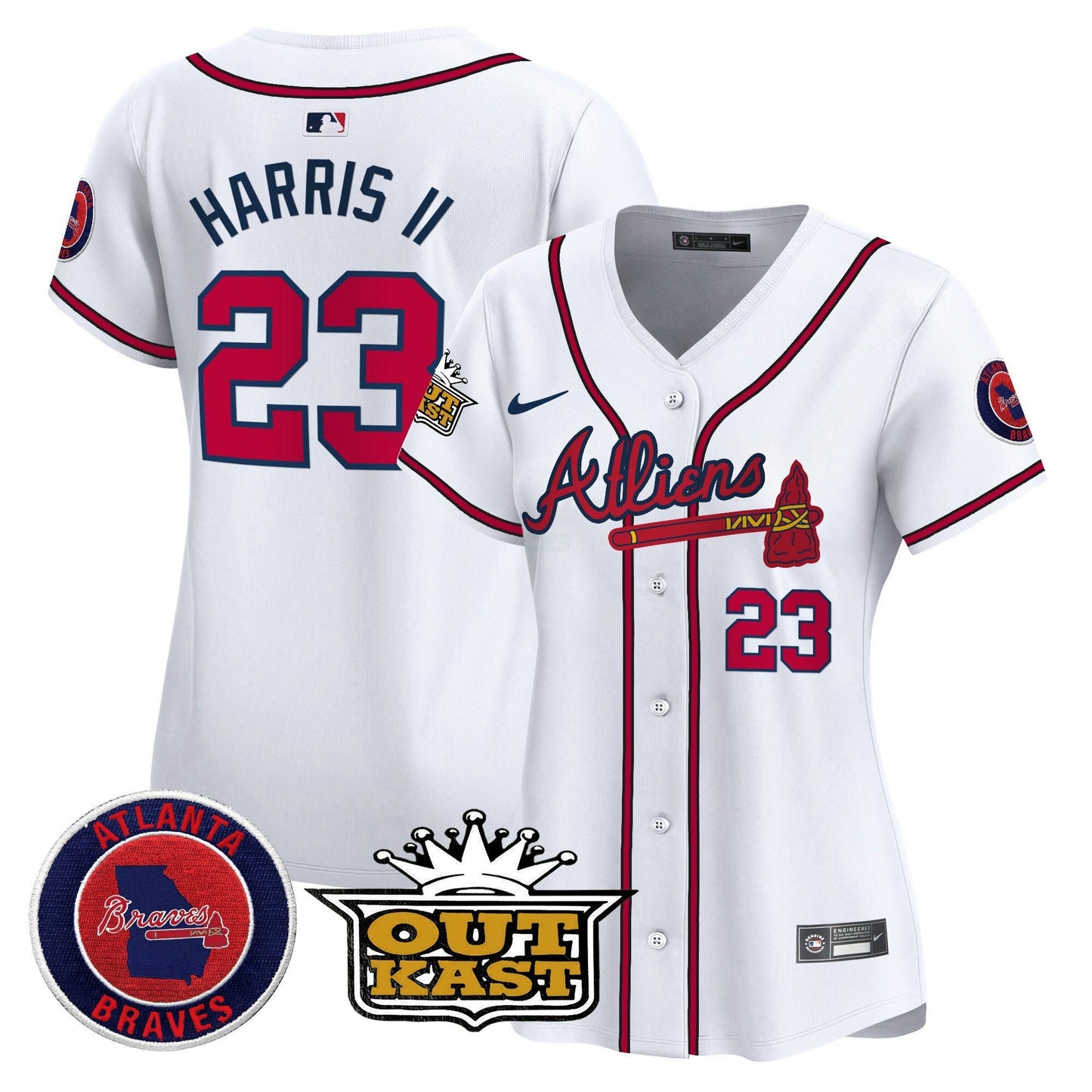 Camisa MLB Women’s Atlanta Atliens Vapor Premier Limited Jersey