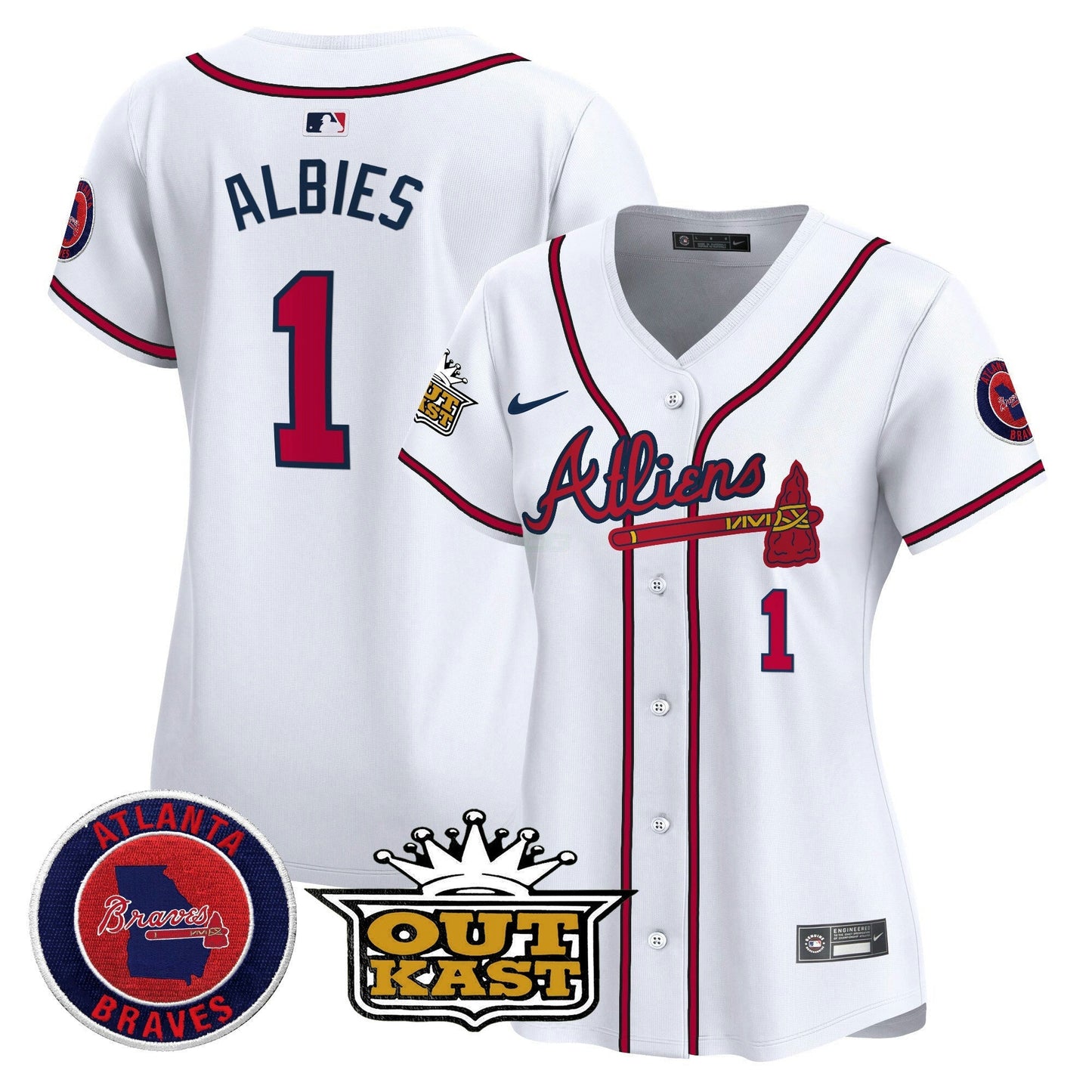 Camisa MLB Women’s Atlanta Atliens Vapor Premier Limited Jersey