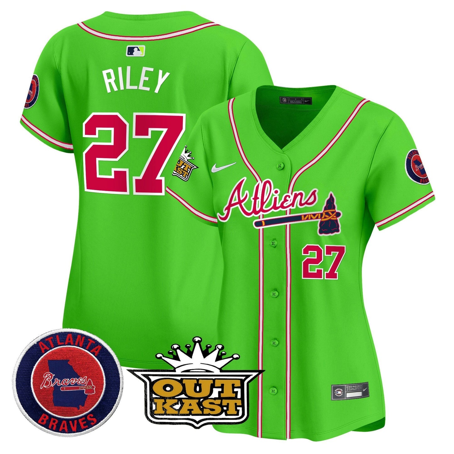 Camisa MLB Women’s Atlanta Atliens Vapor Premier Limited Jersey