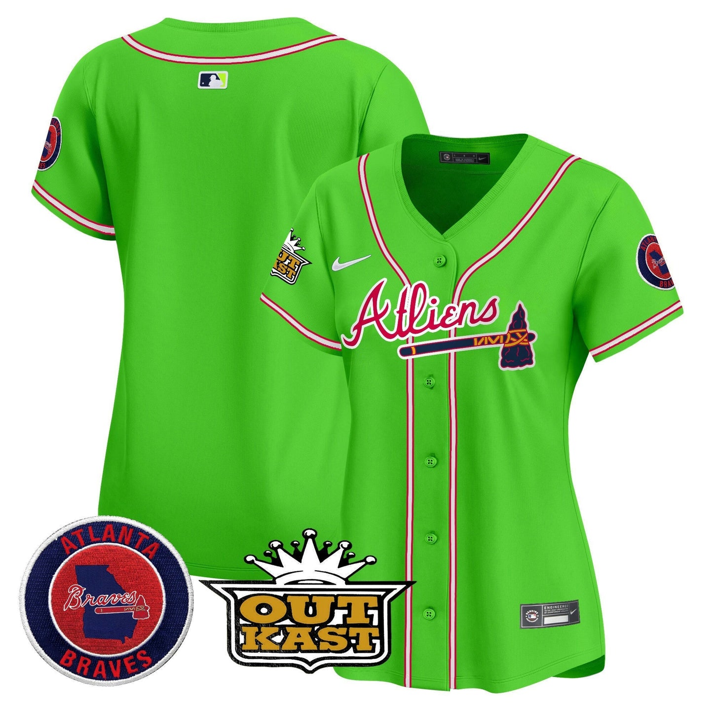 Camisa MLB Women’s Atlanta Atliens Vapor Premier Limited Jersey