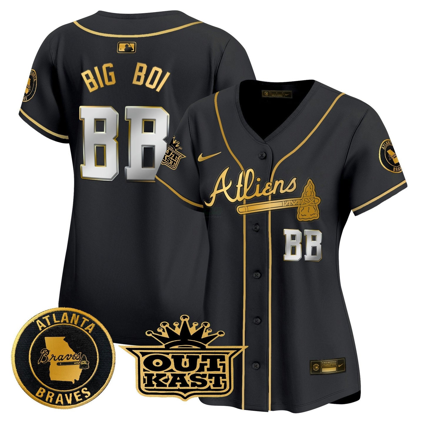 Camisa MLB Women’s Atlanta Atliens Vapor Premier Limited Jersey