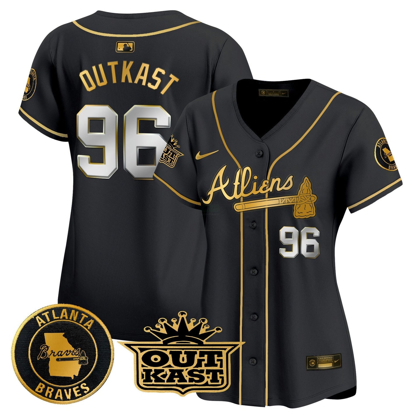 Camisa MLB Women’s Atlanta Atliens Vapor Premier Limited Jersey