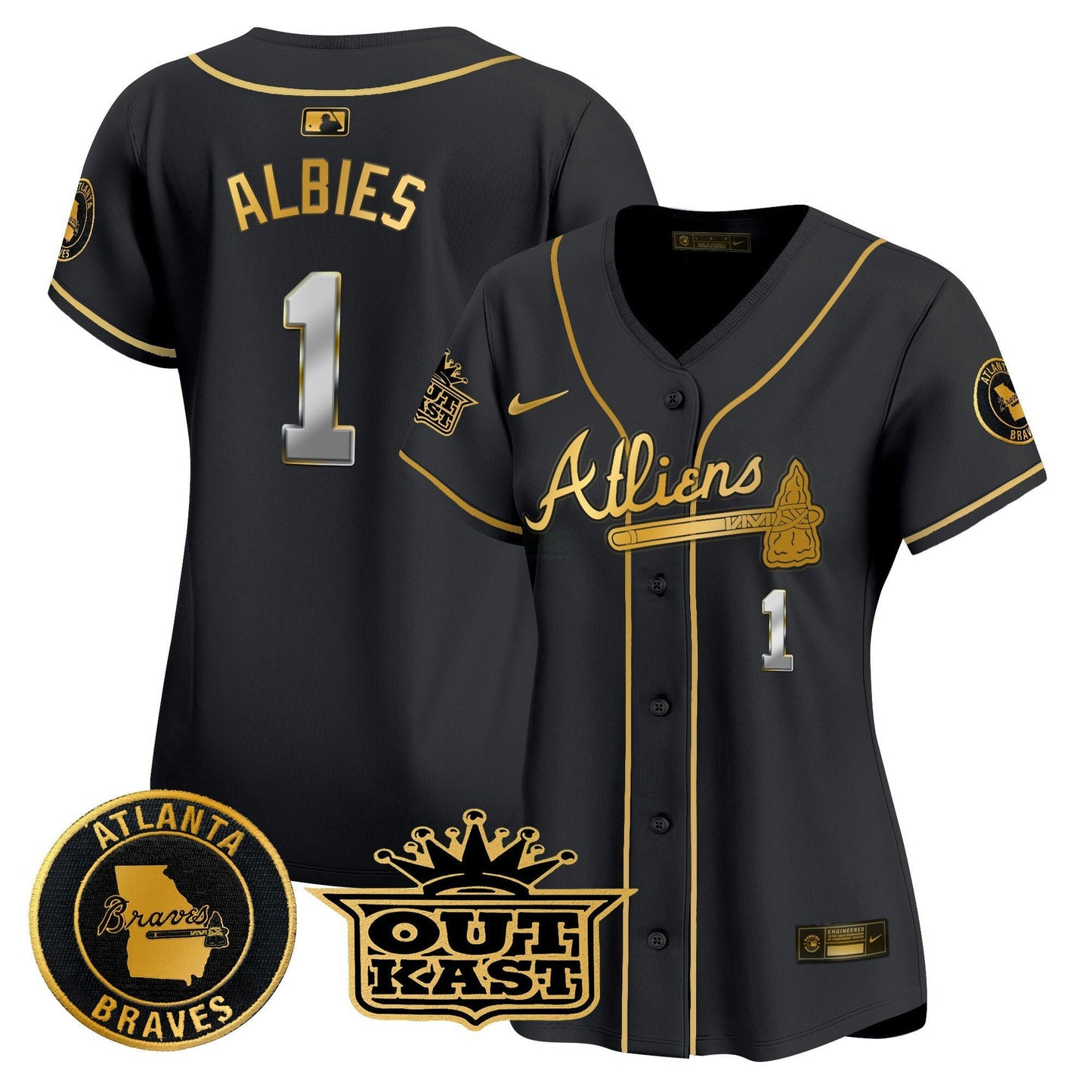 Camisa MLB Women’s Atlanta Atliens Vapor Premier Limited Jersey