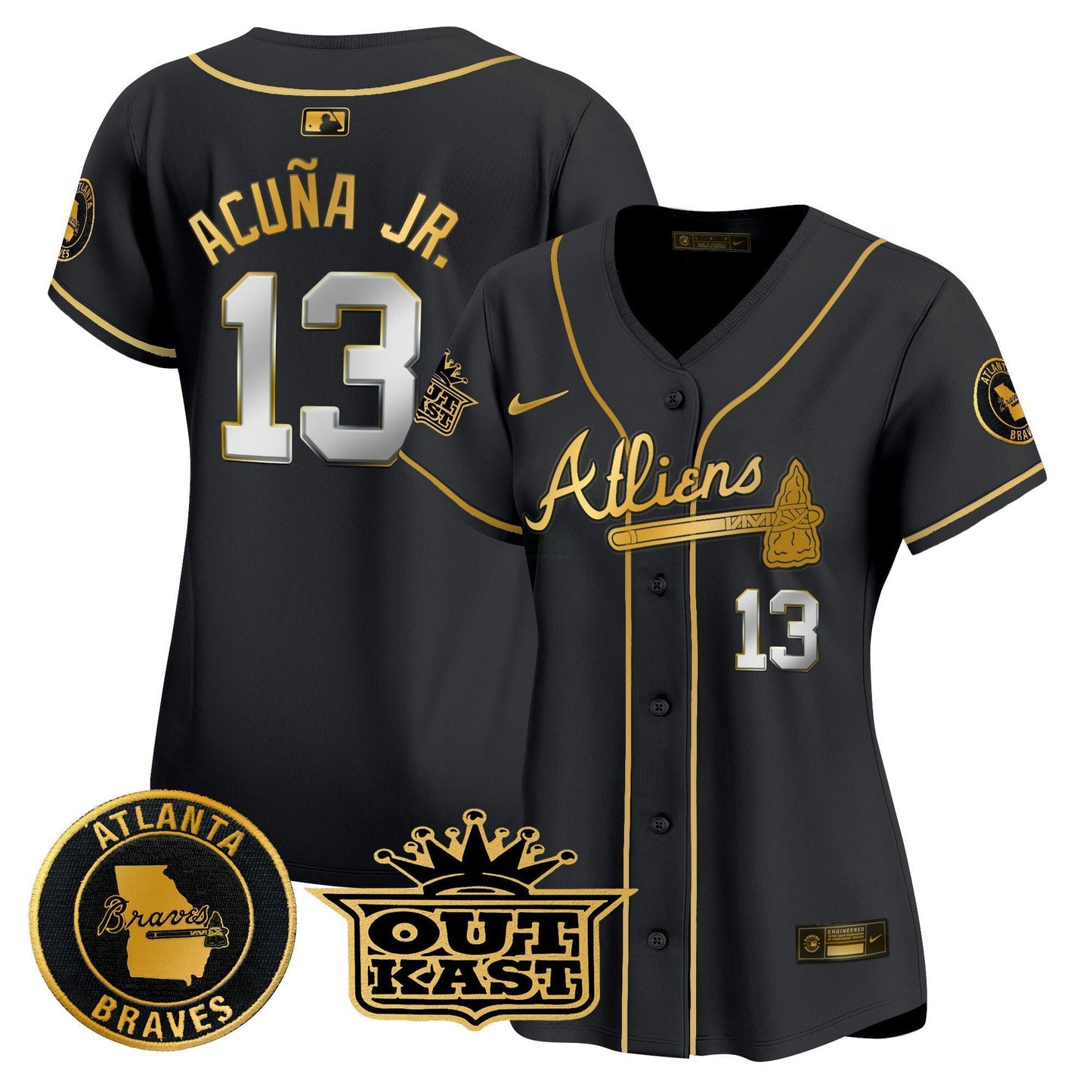Camisa MLB Women’s Atlanta Atliens Vapor Premier Limited Jersey