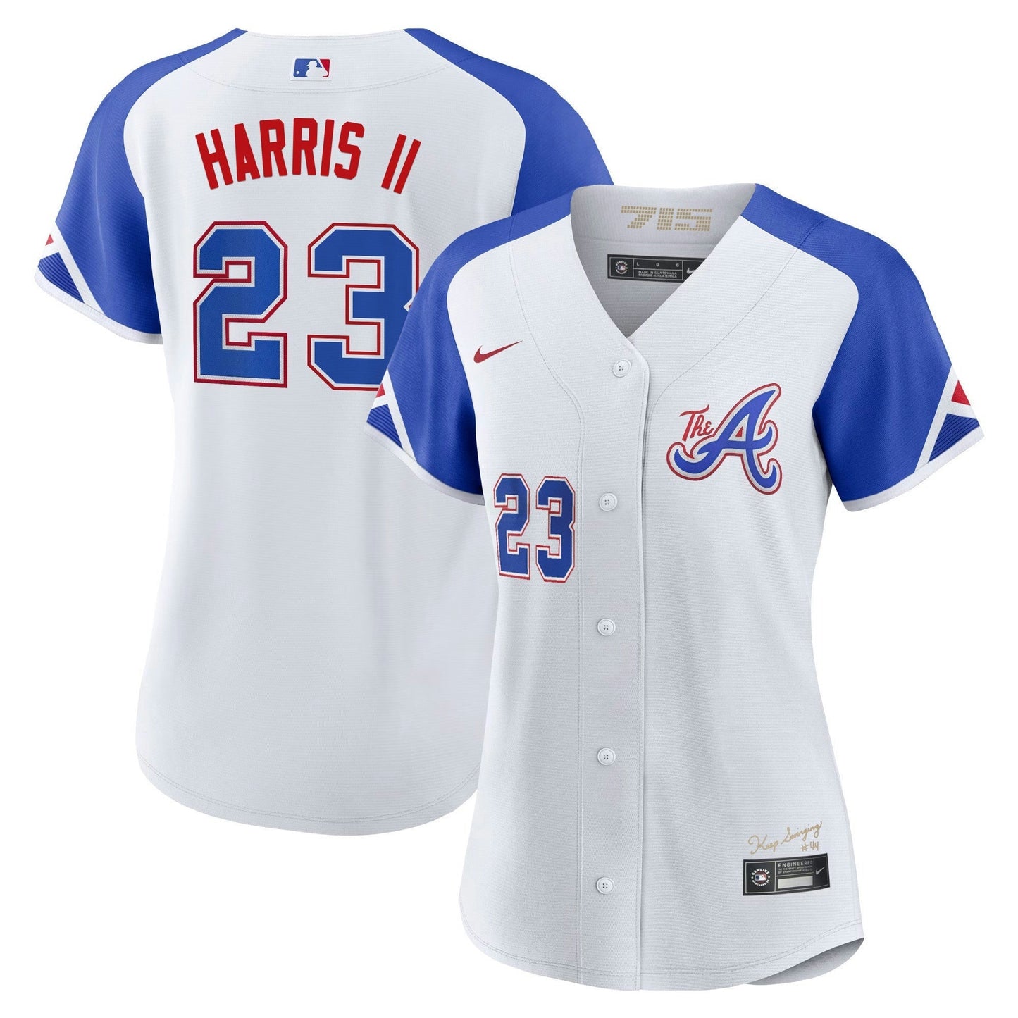 Camisa MLB Women’s Atlanta Champions City Connect Dourada Jersey