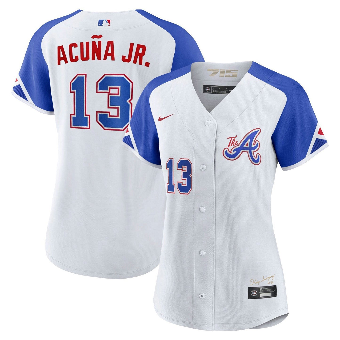 Camisa MLB Women’s Atlanta Champions City Connect Dourada Jersey
