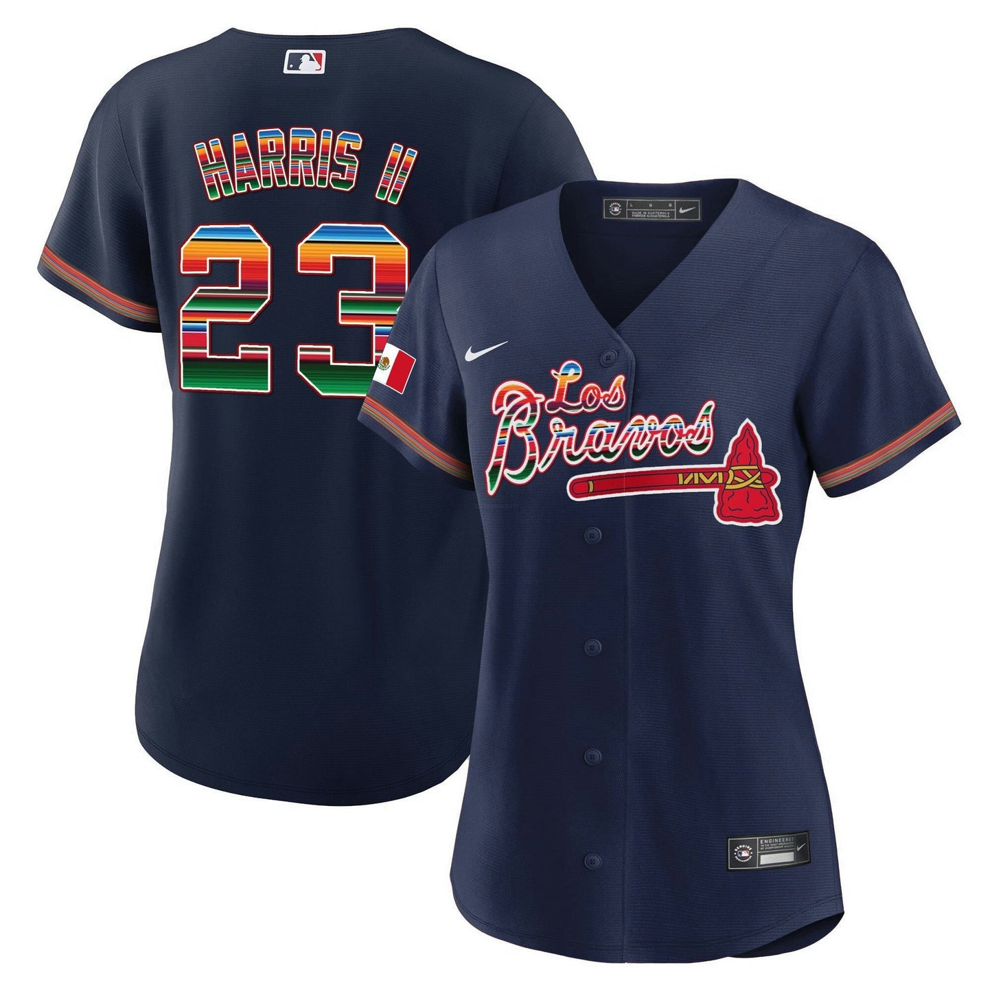 Camisa MLB Women’s Atlanta Los Bravos Mexico Jersey
