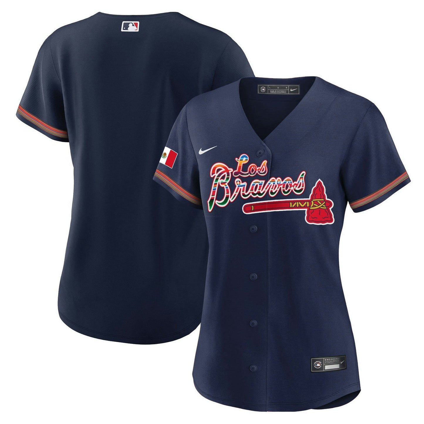 Camisa MLB Women’s Atlanta Los Bravos Mexico Jersey