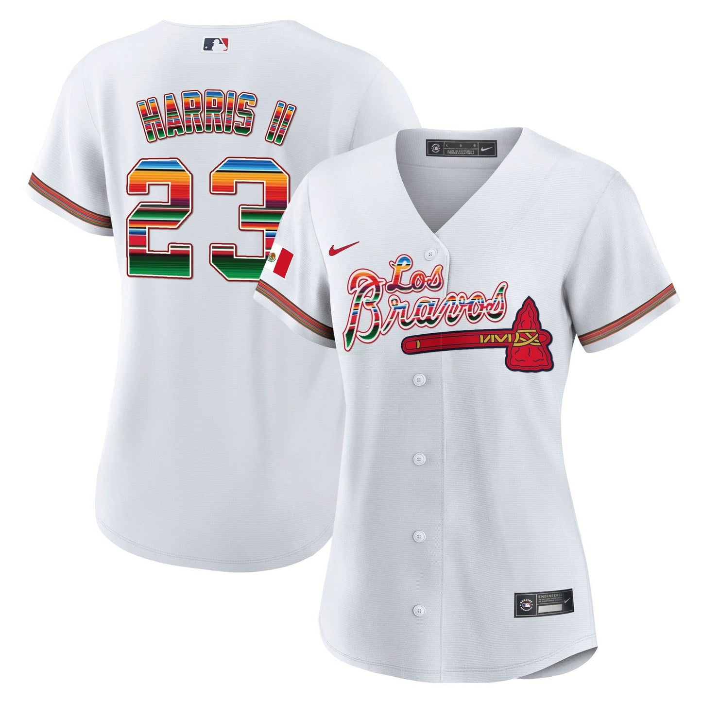 Camisa MLB Women’s Atlanta Los Bravos Mexico Jersey