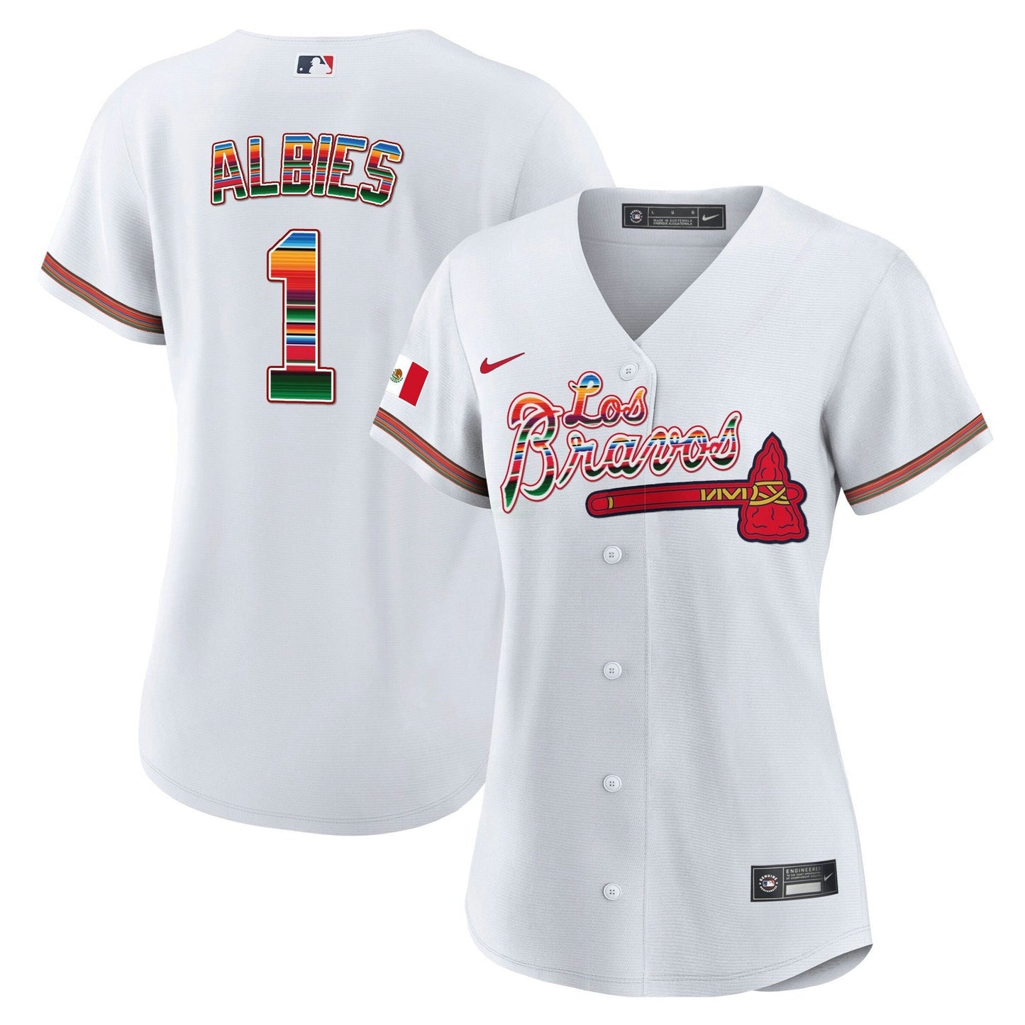 Camisa MLB Women’s Atlanta Los Bravos Mexico Jersey