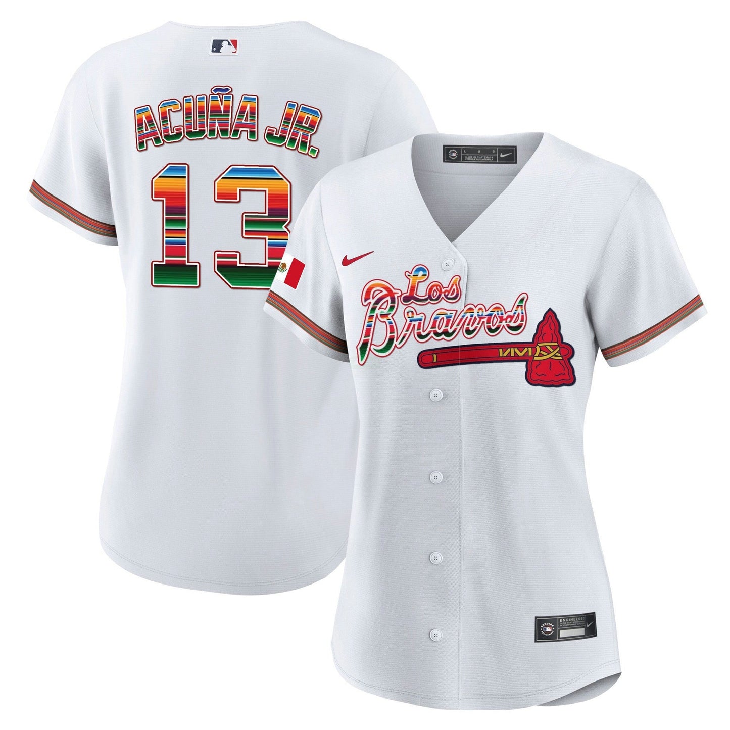 Camisa MLB Women’s Atlanta Los Bravos Mexico Jersey