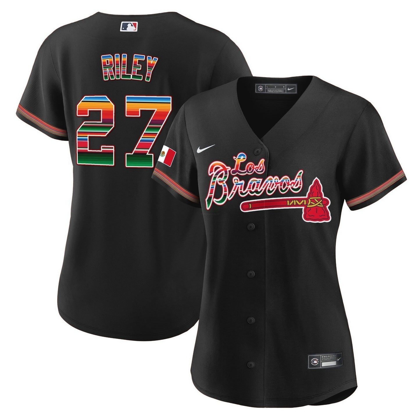 Camisa MLB Women’s Atlanta Los Bravos Mexico Jersey