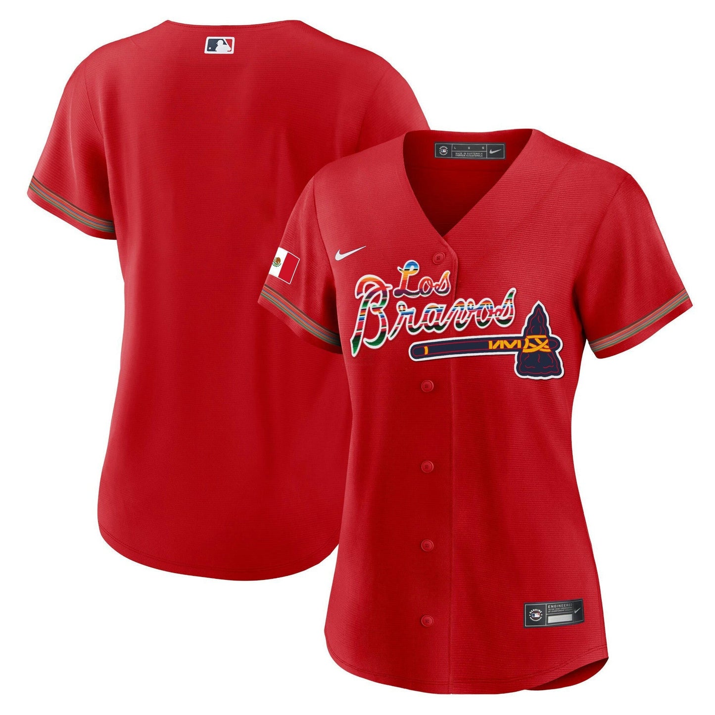 Camisa MLB Women’s Atlanta Los Bravos Mexico Jersey