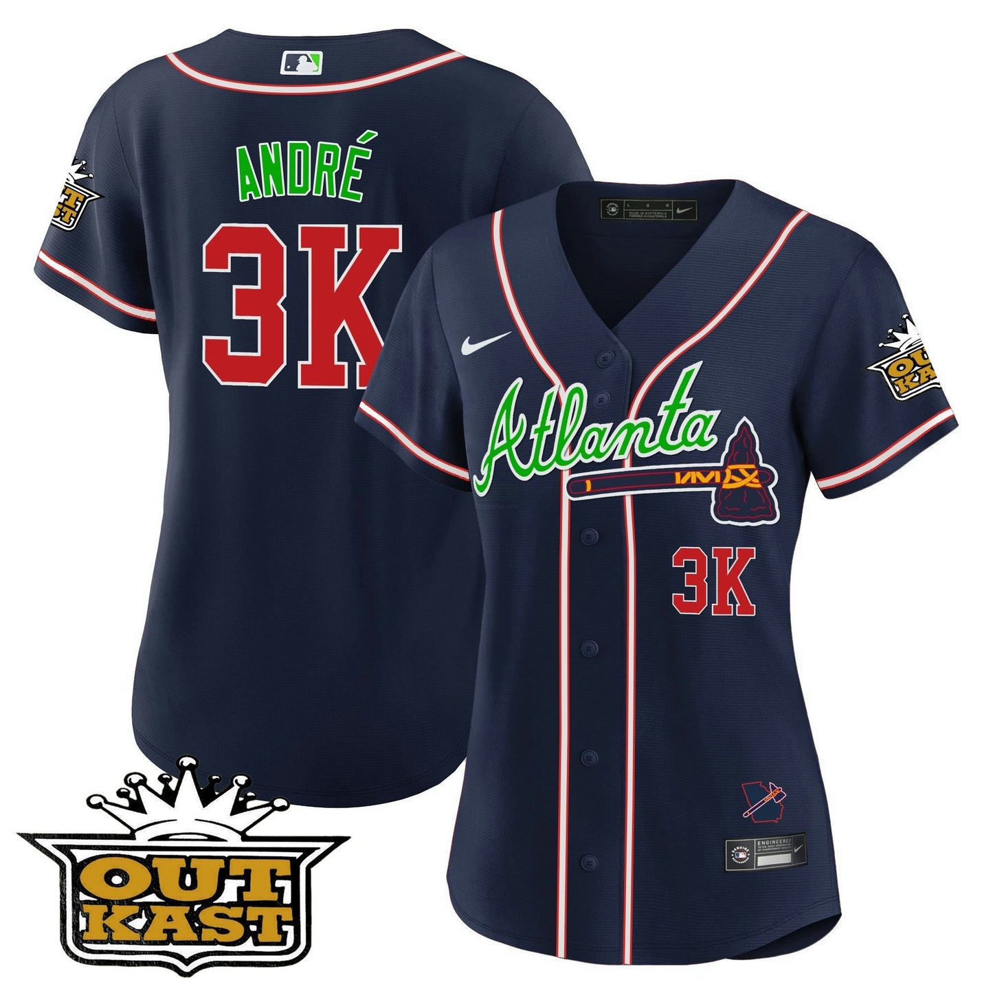 Camisa MLB Women’s Atlanta Outkast Jersey V3