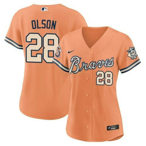 Camisa MLB Women’s Atlanta Peaches n’ Creme Jersey - Peaches n’ Creme