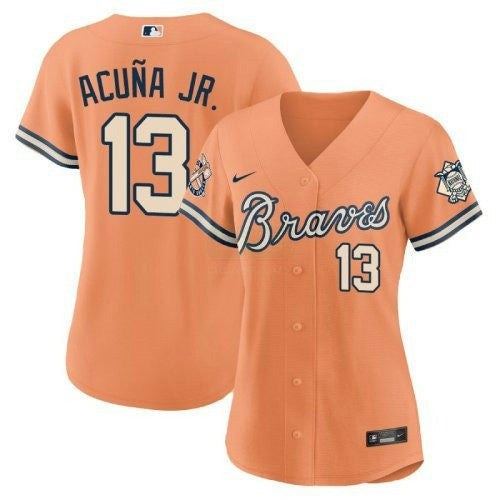 Camisa MLB Women’s Atlanta Peaches n’ Creme Jersey - Peaches n’ Creme
