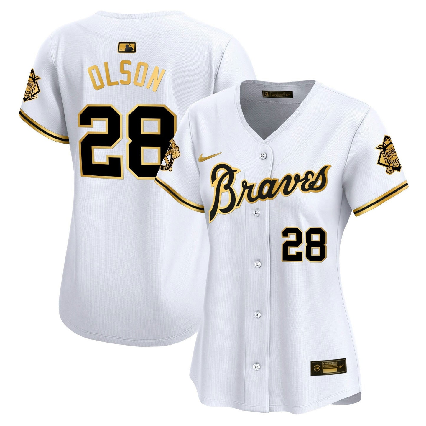 Camisa MLB Women’s Atlanta Peaches n’ Creme Vapor Premier Limited Jersey