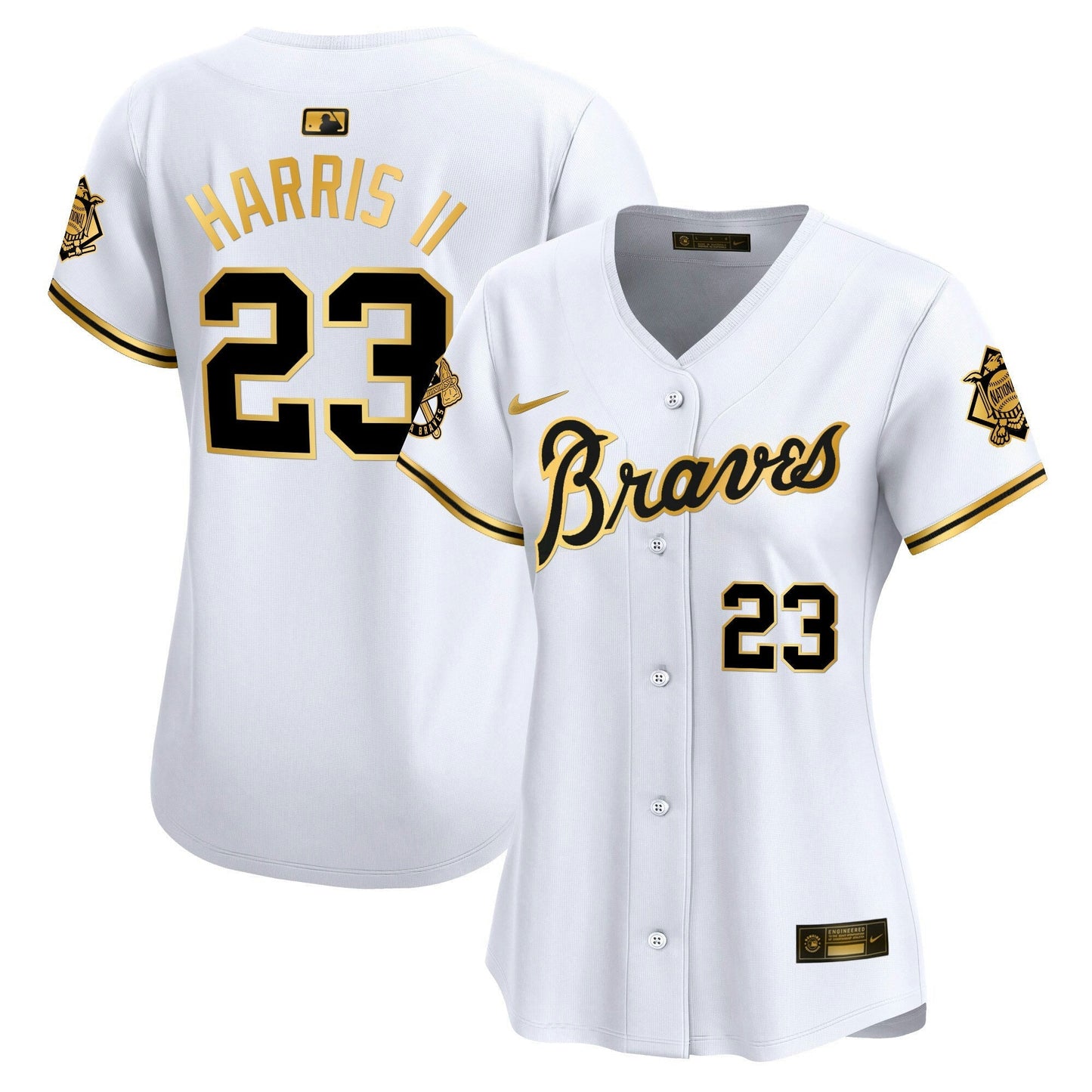 Camisa MLB Women’s Atlanta Peaches n’ Creme Vapor Premier Limited Jersey