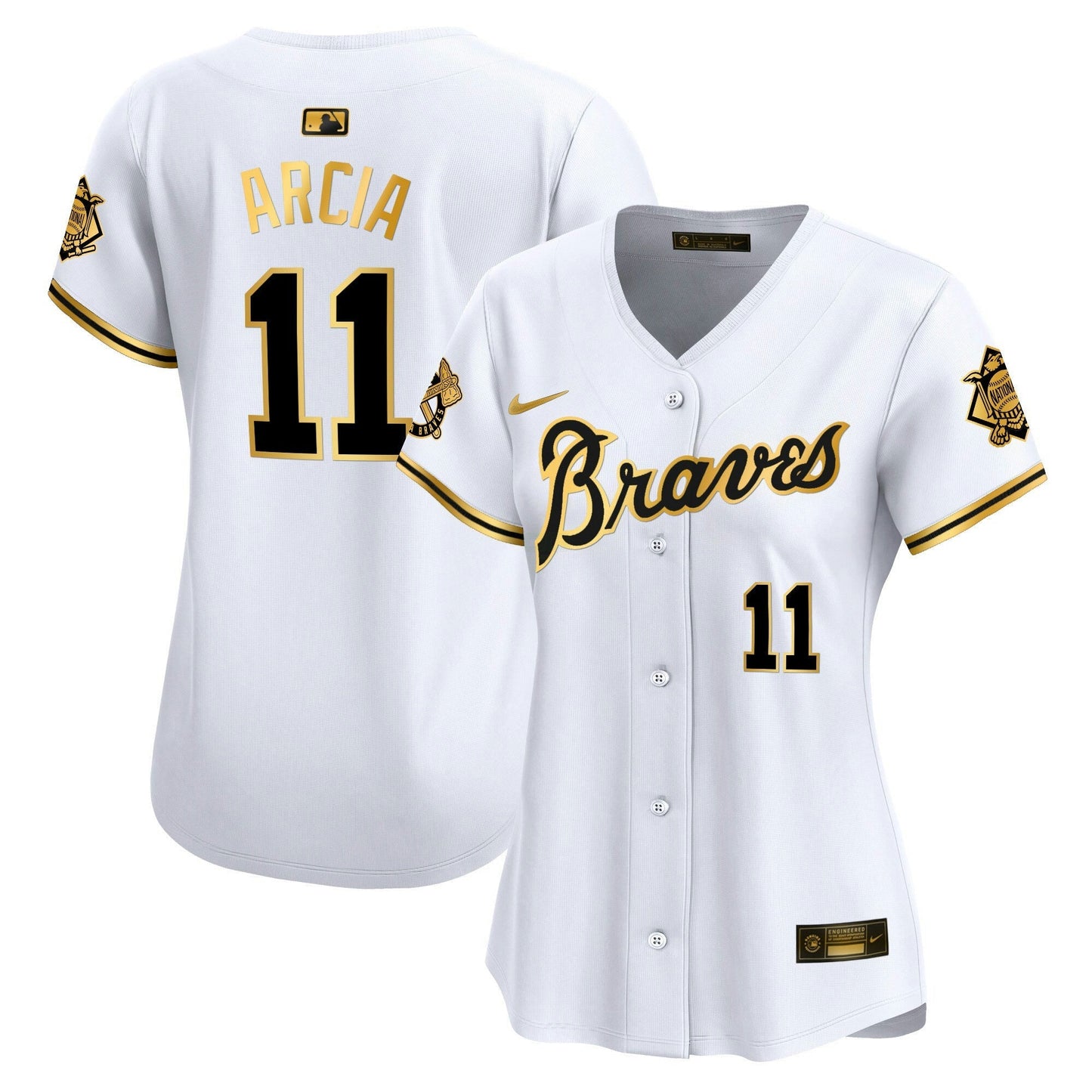 Camisa MLB Women’s Atlanta Peaches n’ Creme Vapor Premier Limited Jersey