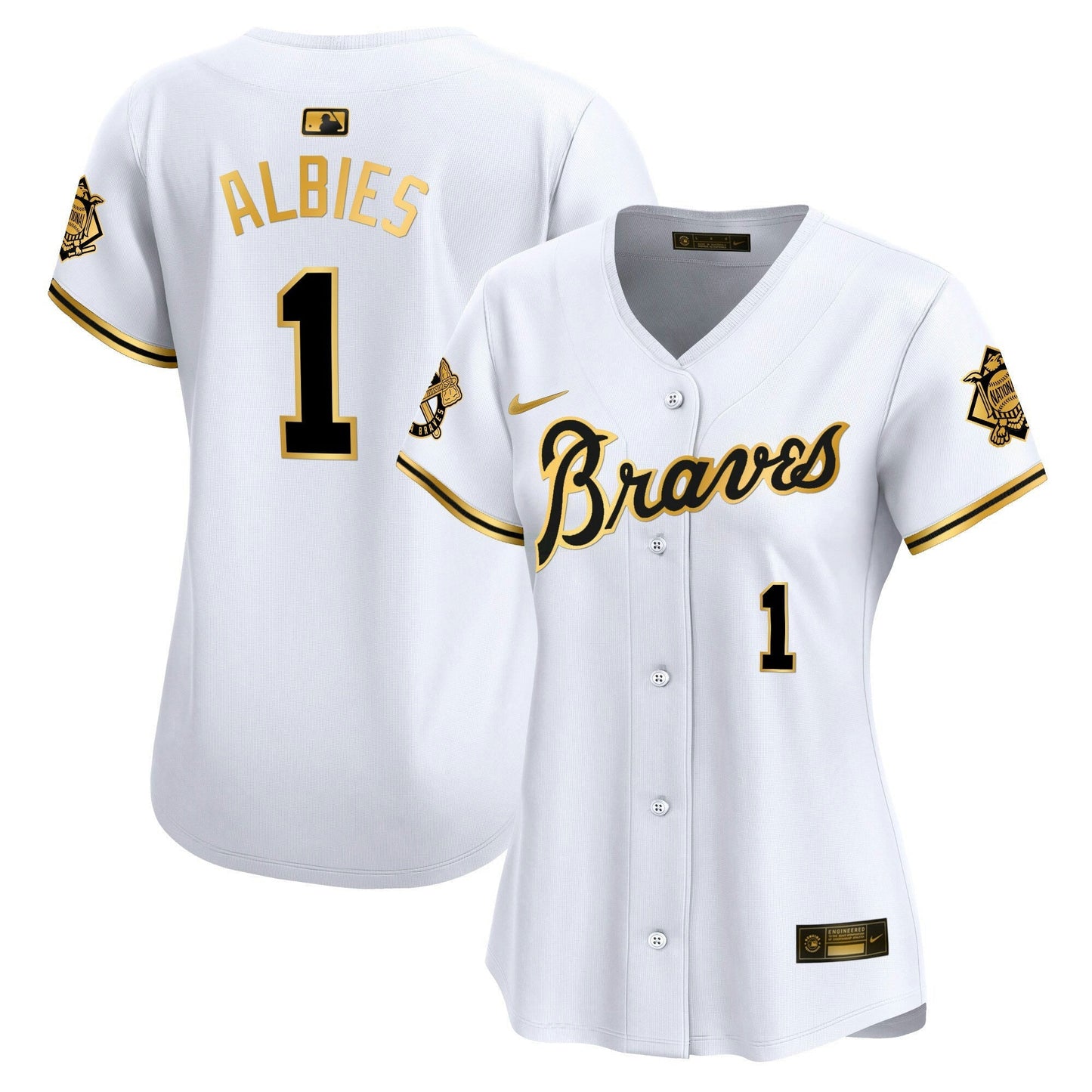 Camisa MLB Women’s Atlanta Peaches n’ Creme Vapor Premier Limited Jersey