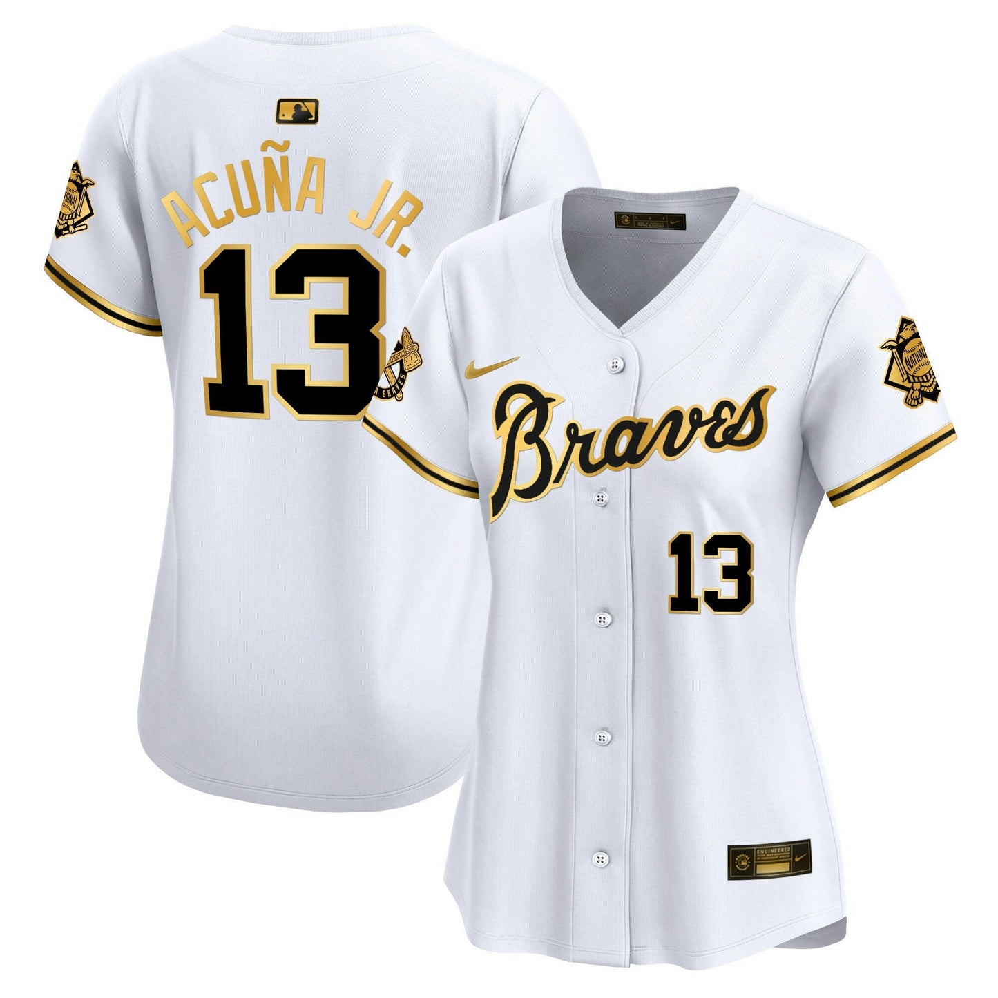 Camisa MLB Women’s Atlanta Peaches n’ Creme Vapor Premier Limited Jersey
