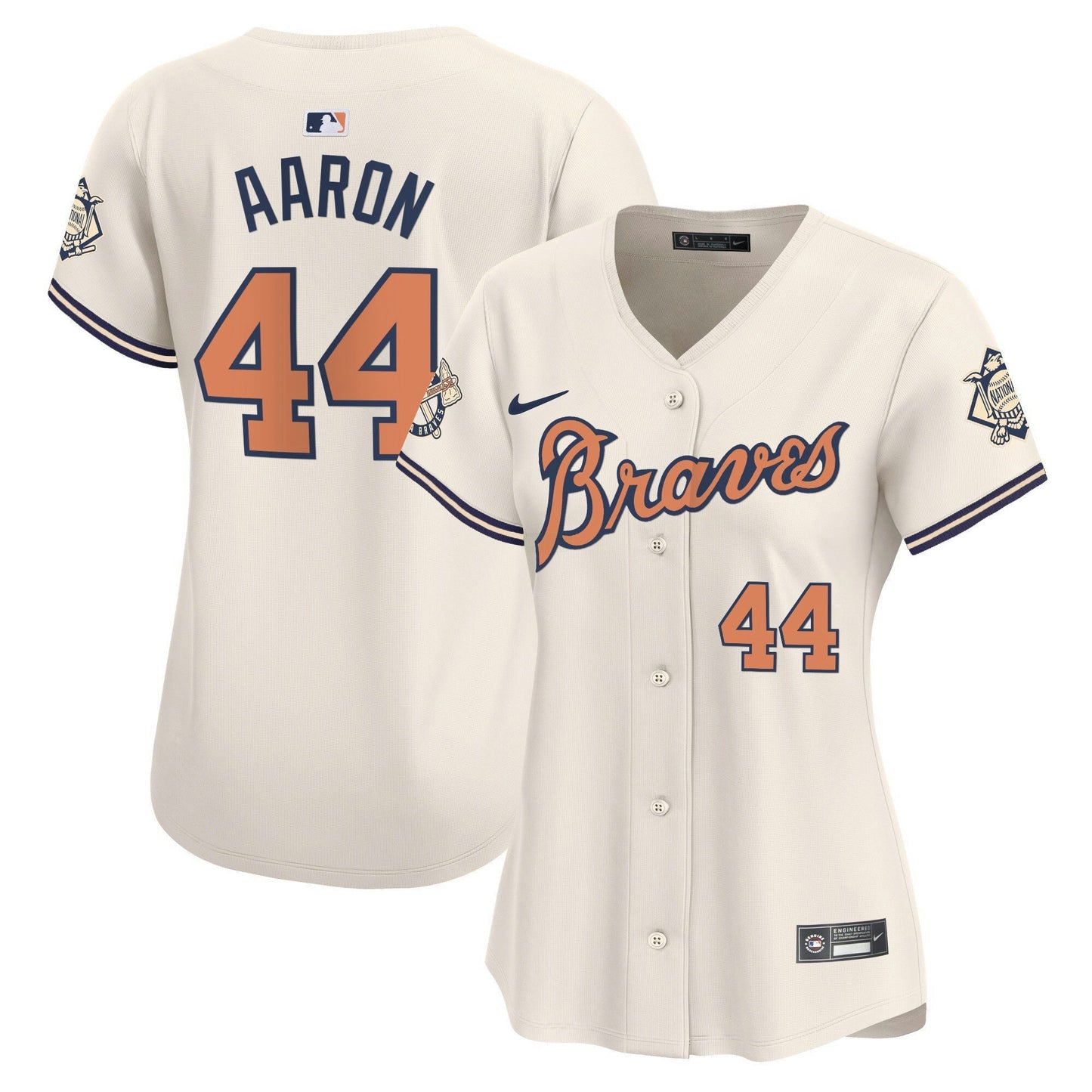 Camisa MLB Women’s Atlanta Peaches n’ Creme Vapor Premier Limited Jersey