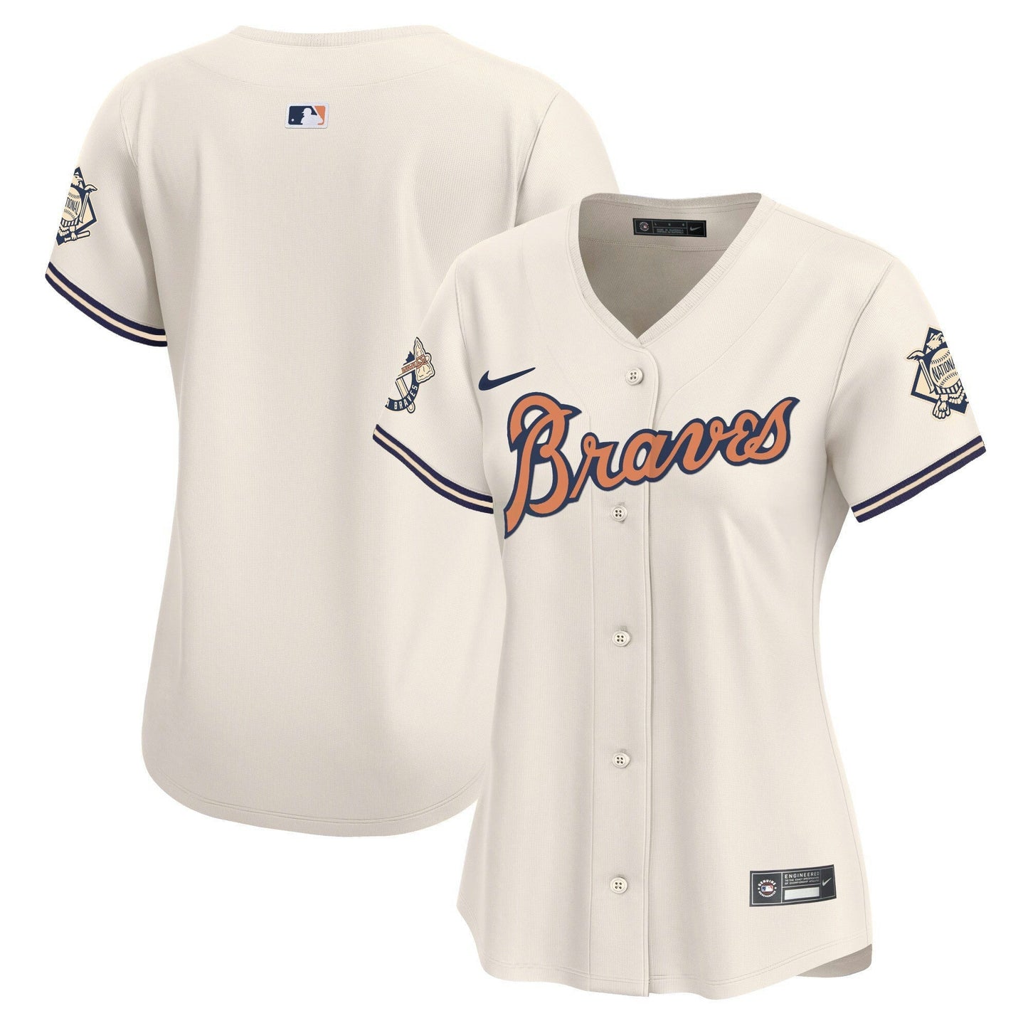 Camisa MLB Women’s Atlanta Peaches n’ Creme Vapor Premier Limited Jersey