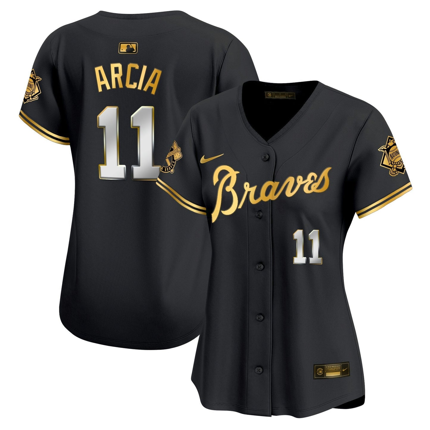 Camisa MLB Women’s Atlanta Peaches n’ Creme Vapor Premier Limited Jersey