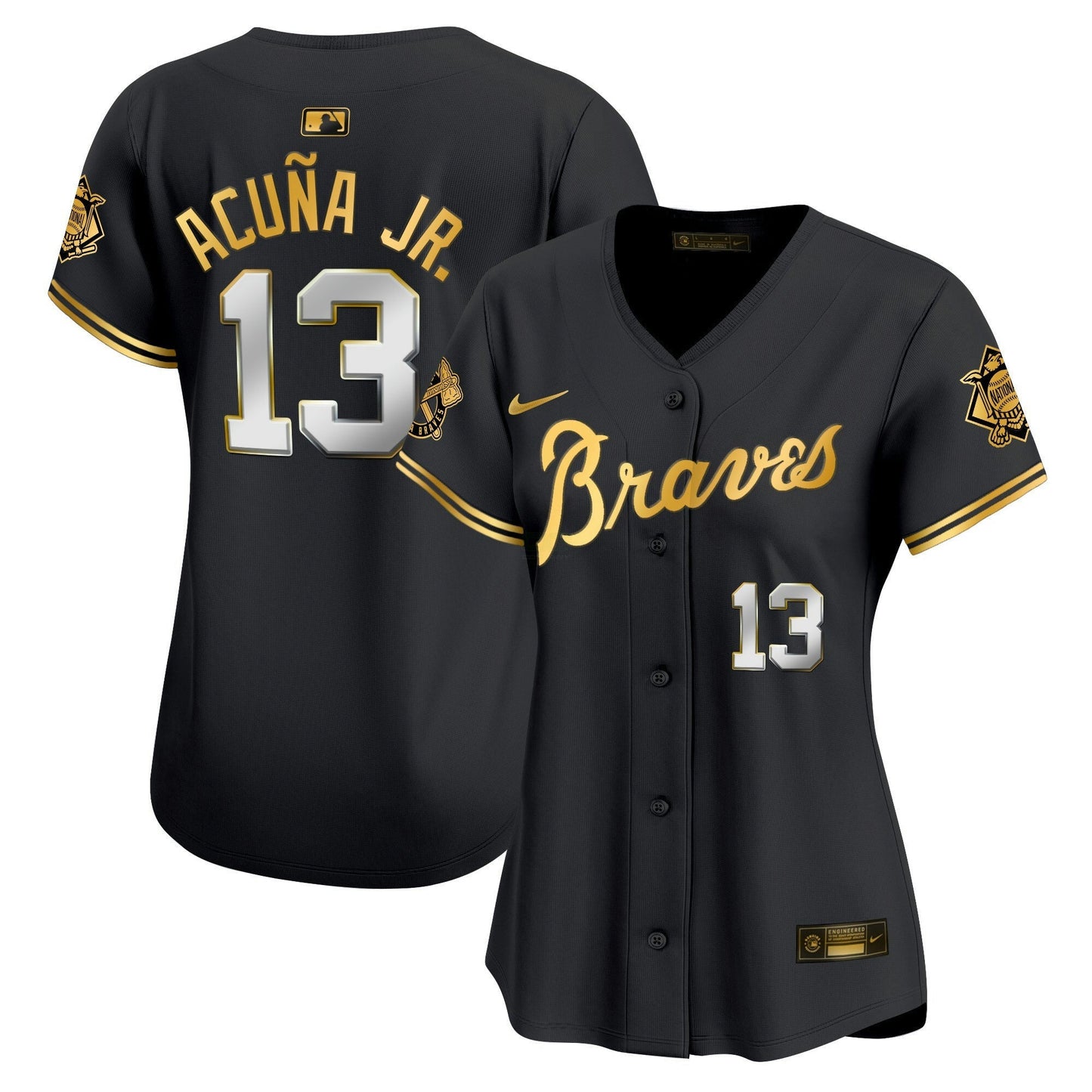 Camisa MLB Women’s Atlanta Peaches n’ Creme Vapor Premier Limited Jersey