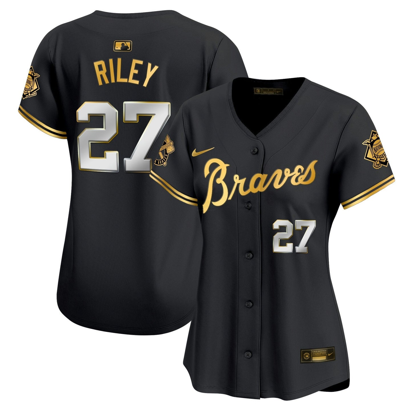 Camisa MLB Women’s Atlanta Peaches n’ Creme Vapor Premier Limited Jersey