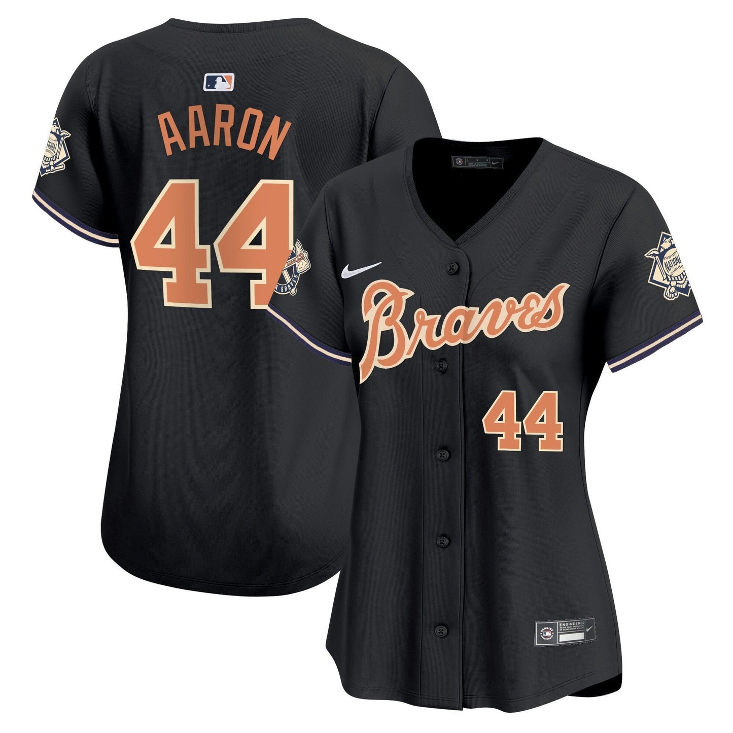 Camisa MLB Women’s Atlanta Peaches n’ Creme Vapor Premier Limited Jersey